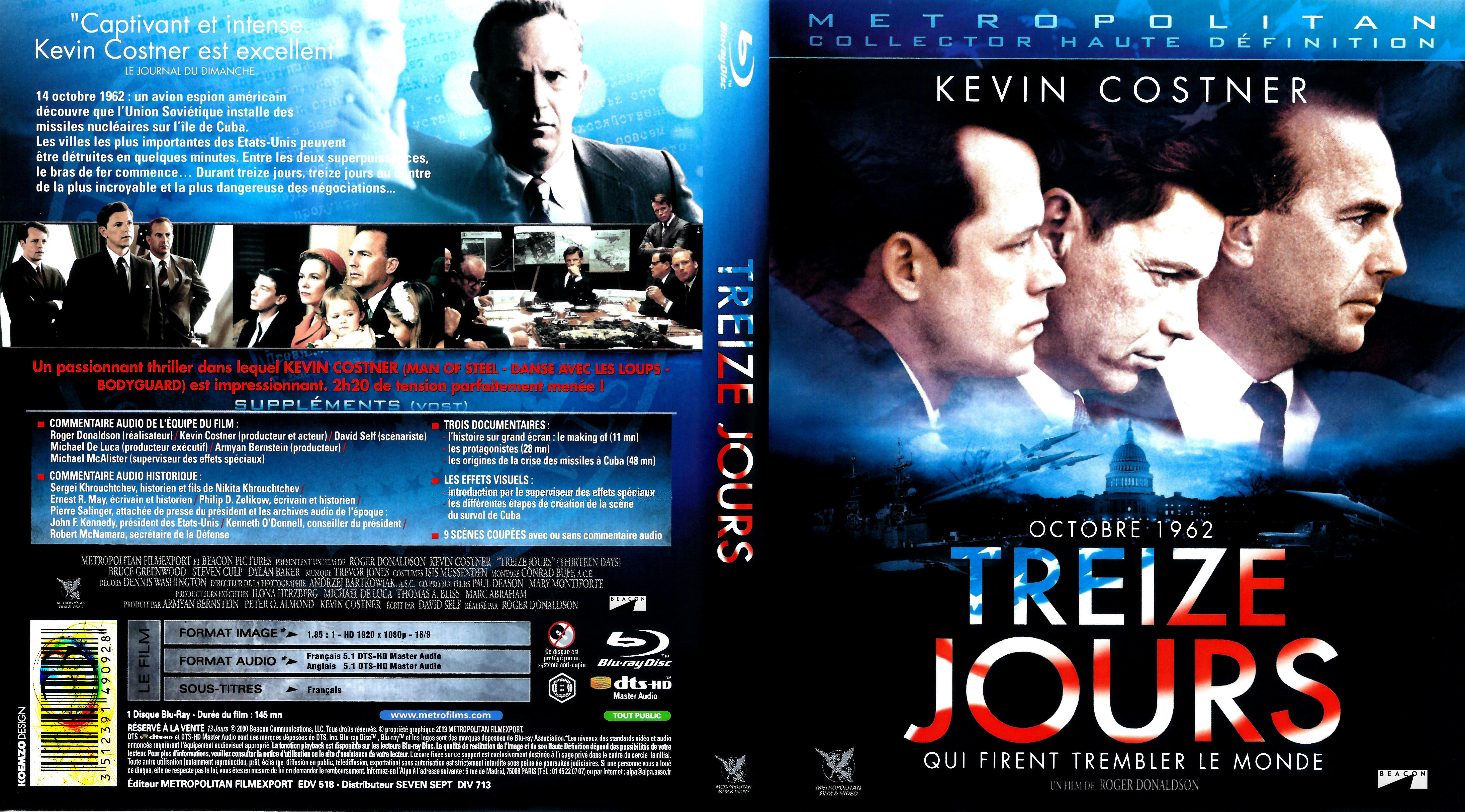 Jaquette DVD Treize Jours (BLU-RAY)