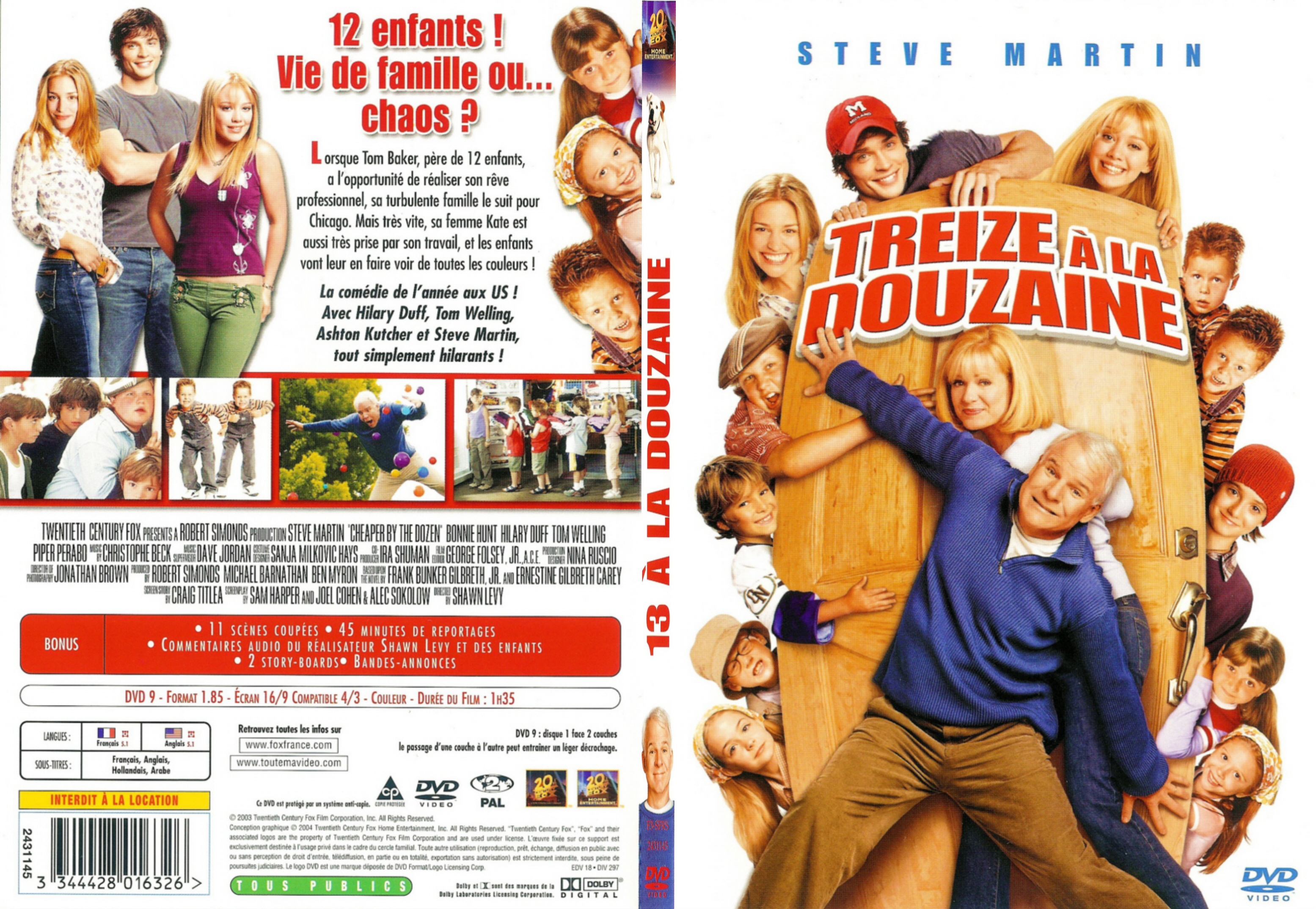 Jaquette DVD Treize a la douzaine - SLIM