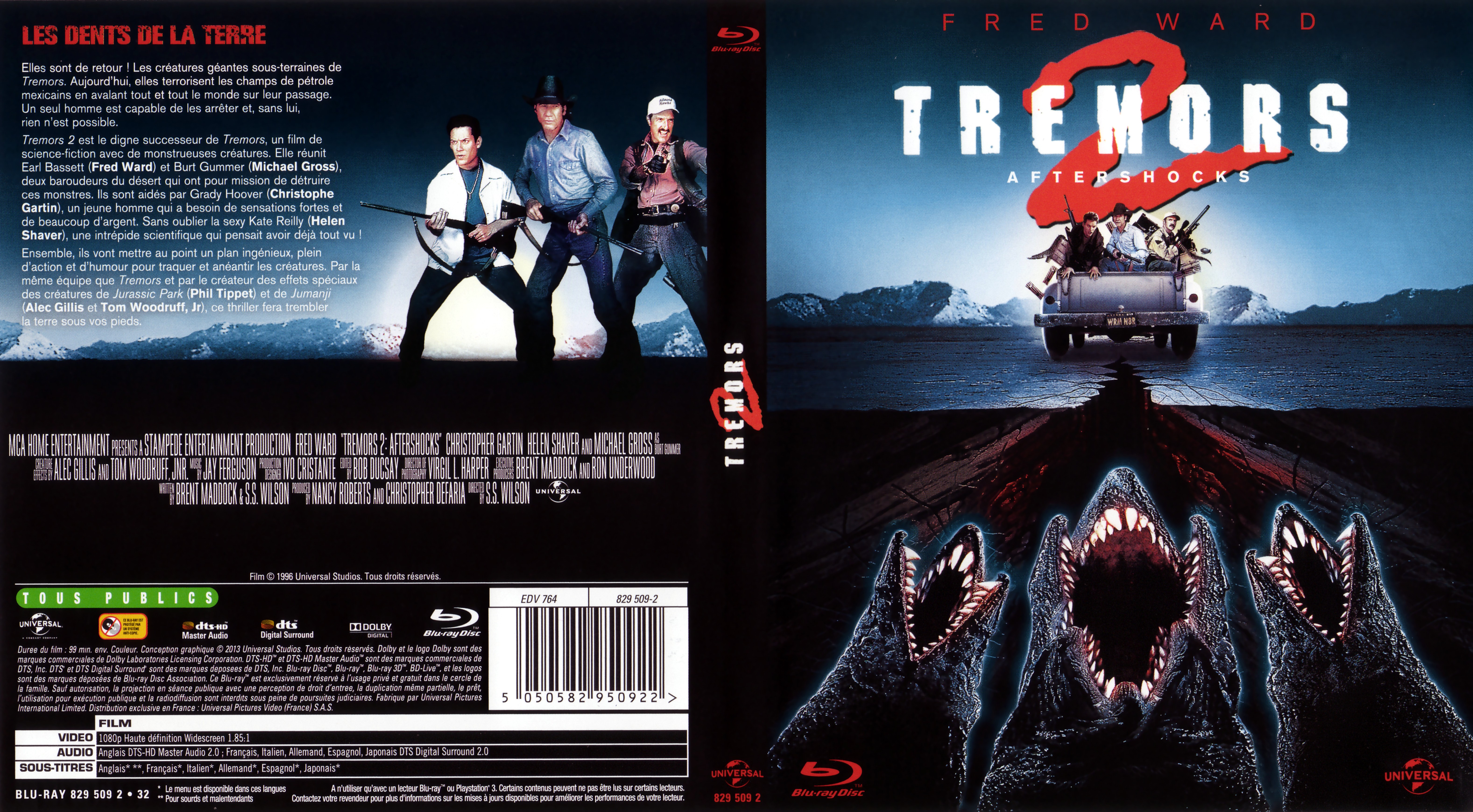 Jaquette DVD Tremors 2 (BLU-RAY)