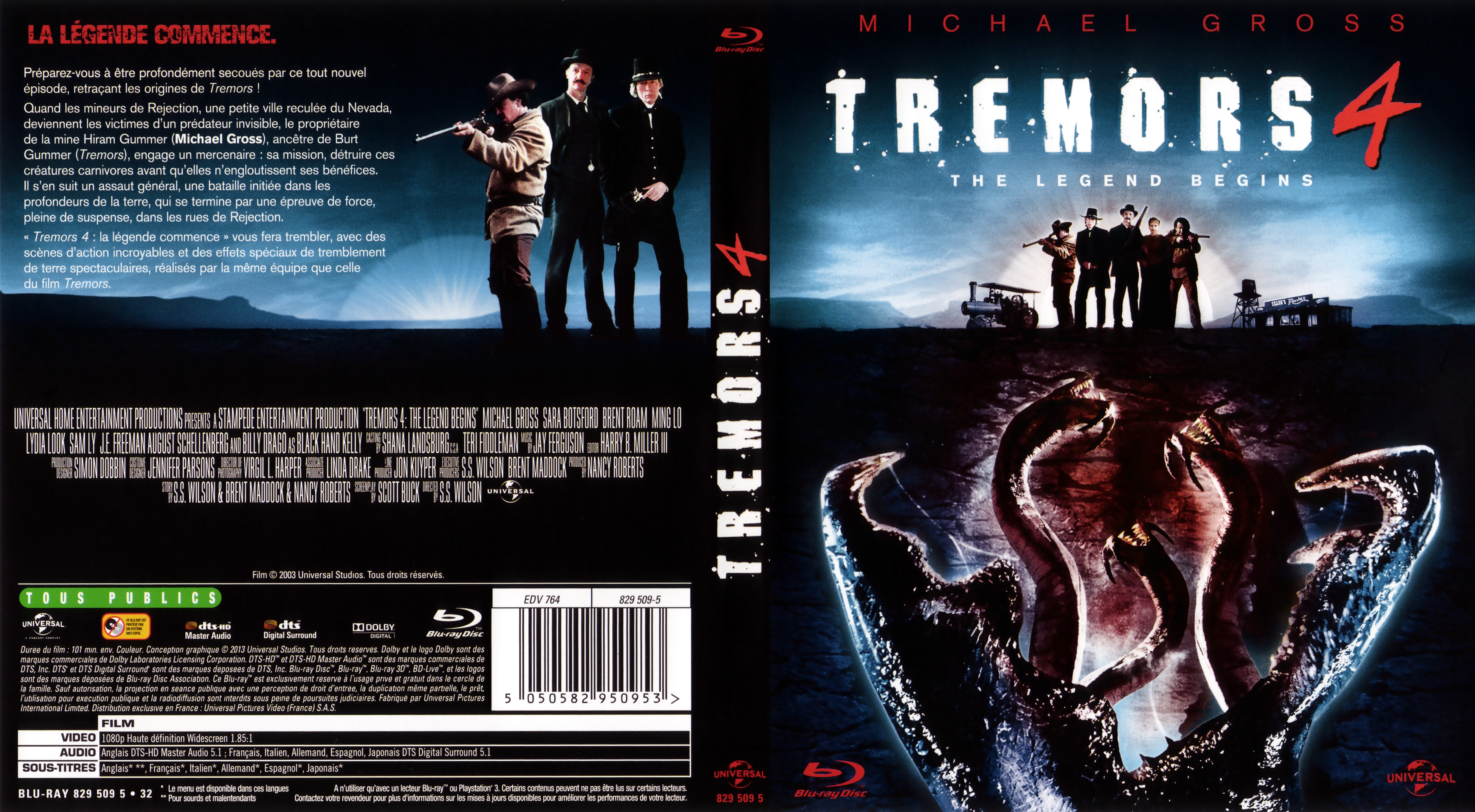 Jaquette DVD Tremors 4 (BLU-RAY)