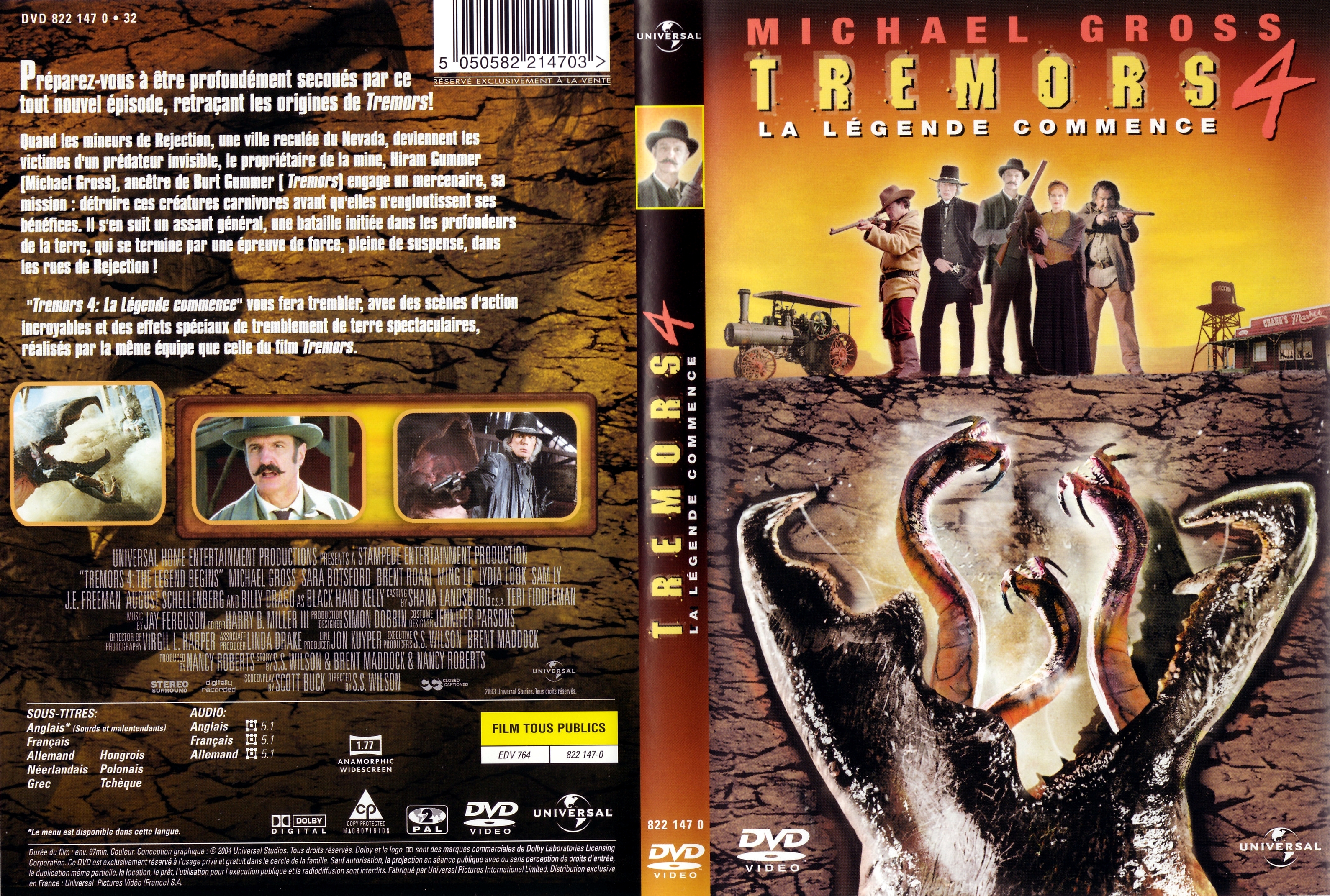 Jaquette DVD Tremors 4 v2
