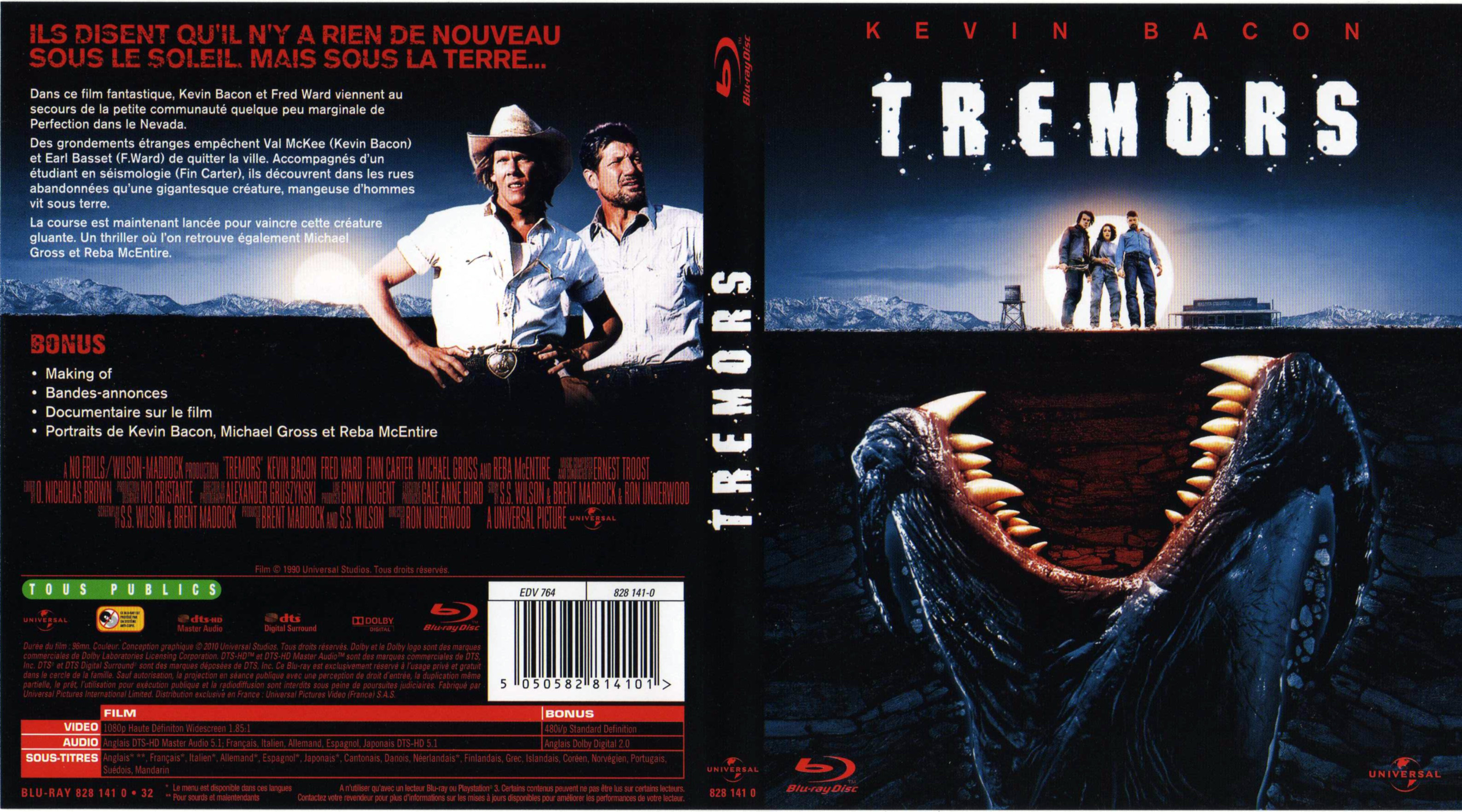 Jaquette DVD Tremors (BLU-RAY)