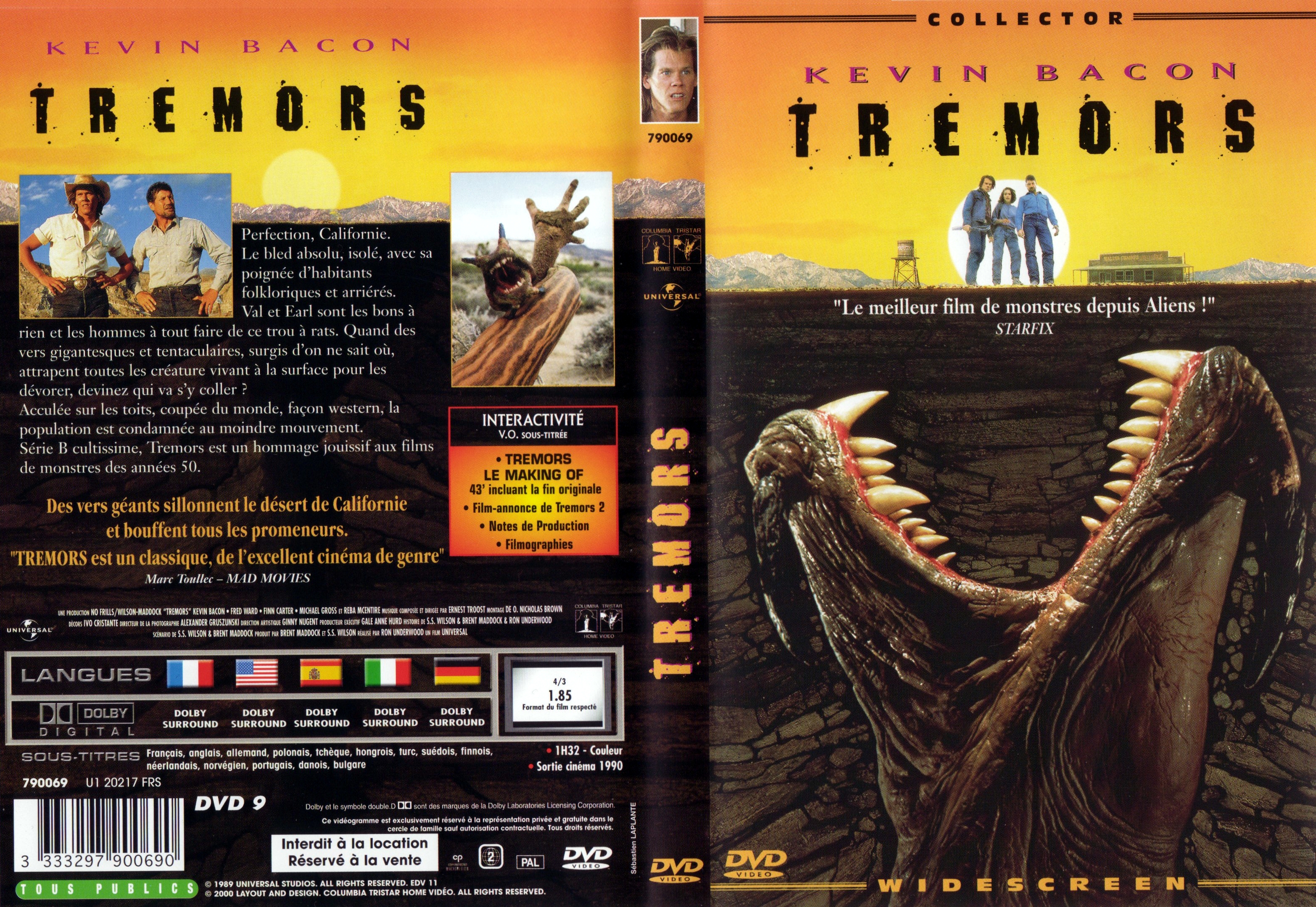 Jaquette DVD Tremors v2