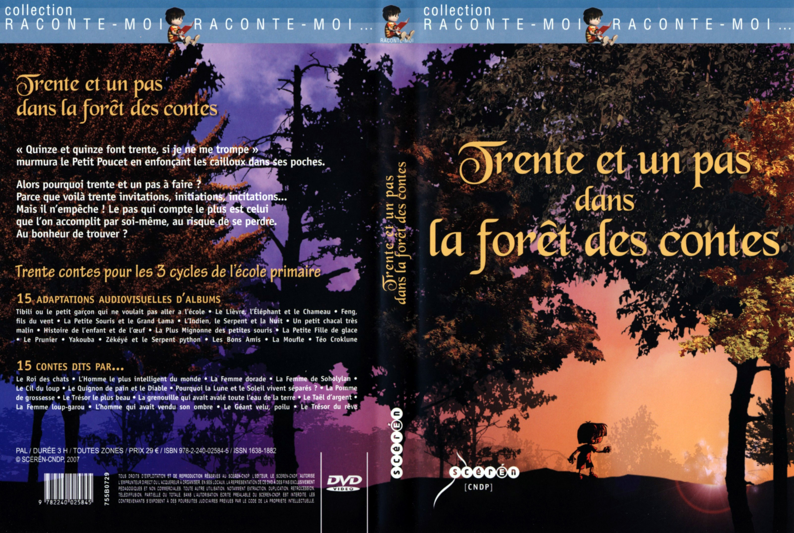 Jaquette DVD Trente et un pas dans la foret des contes