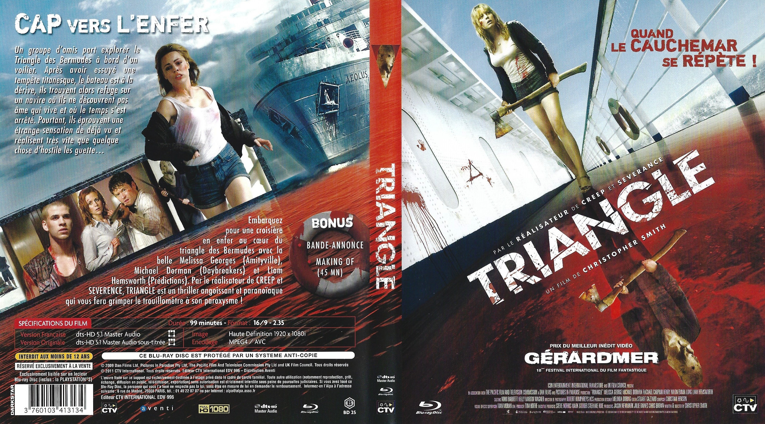 Jaquette DVD Triangle 2009 (BLU-RAY)