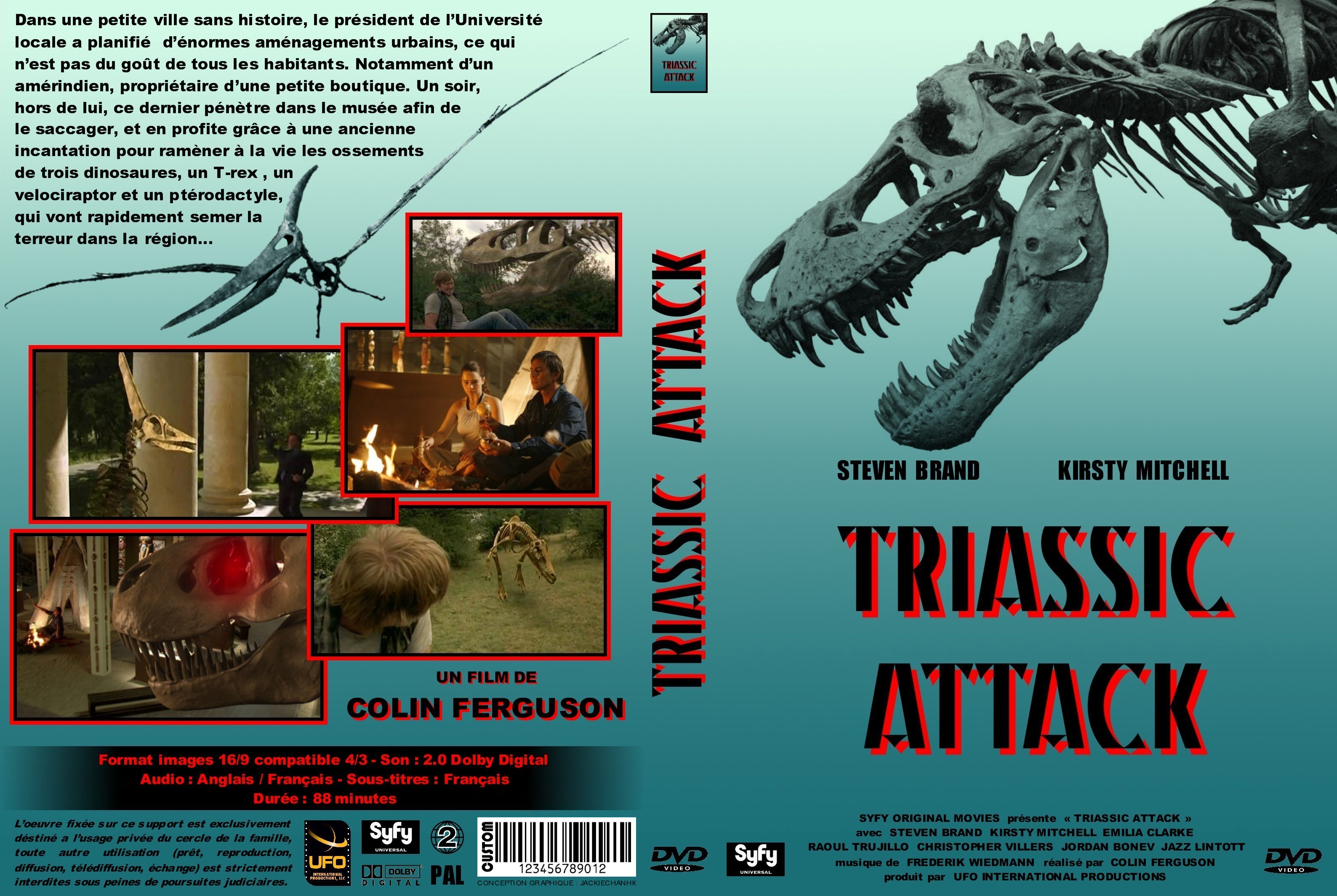Jaquette DVD Triassic attack custom