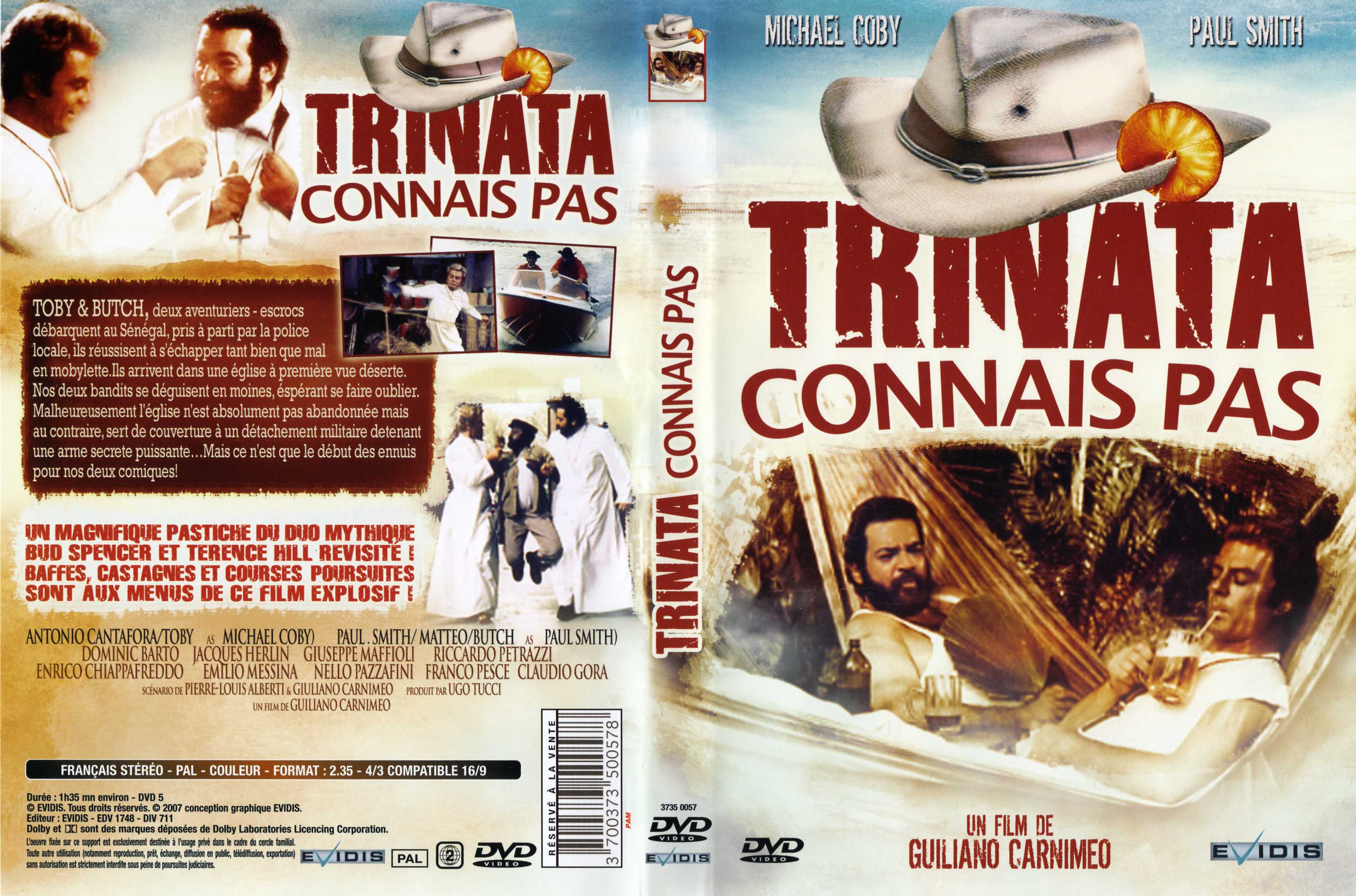 Jaquette DVD Trinita connais pas