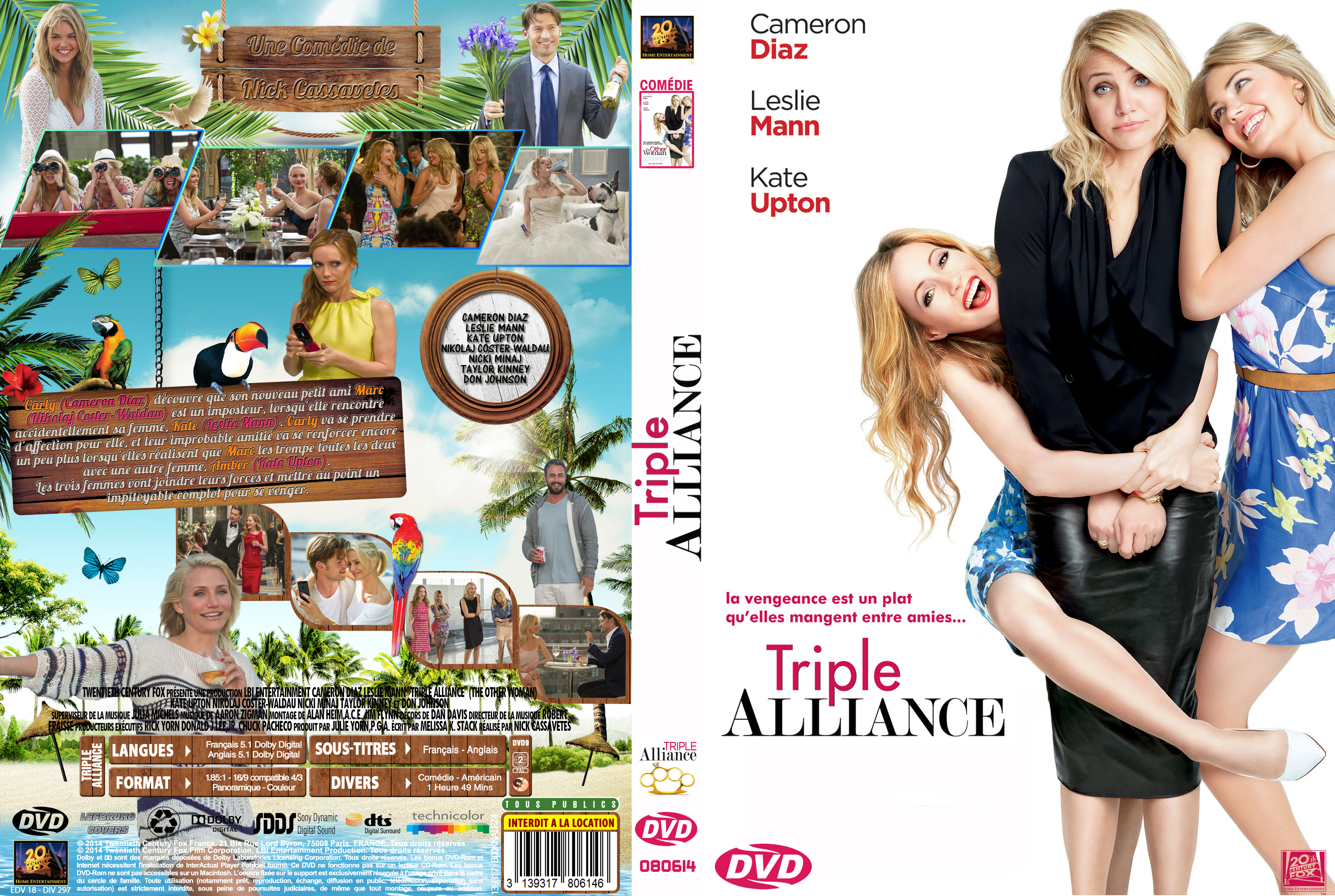 Jaquette DVD Triple Alliance custom