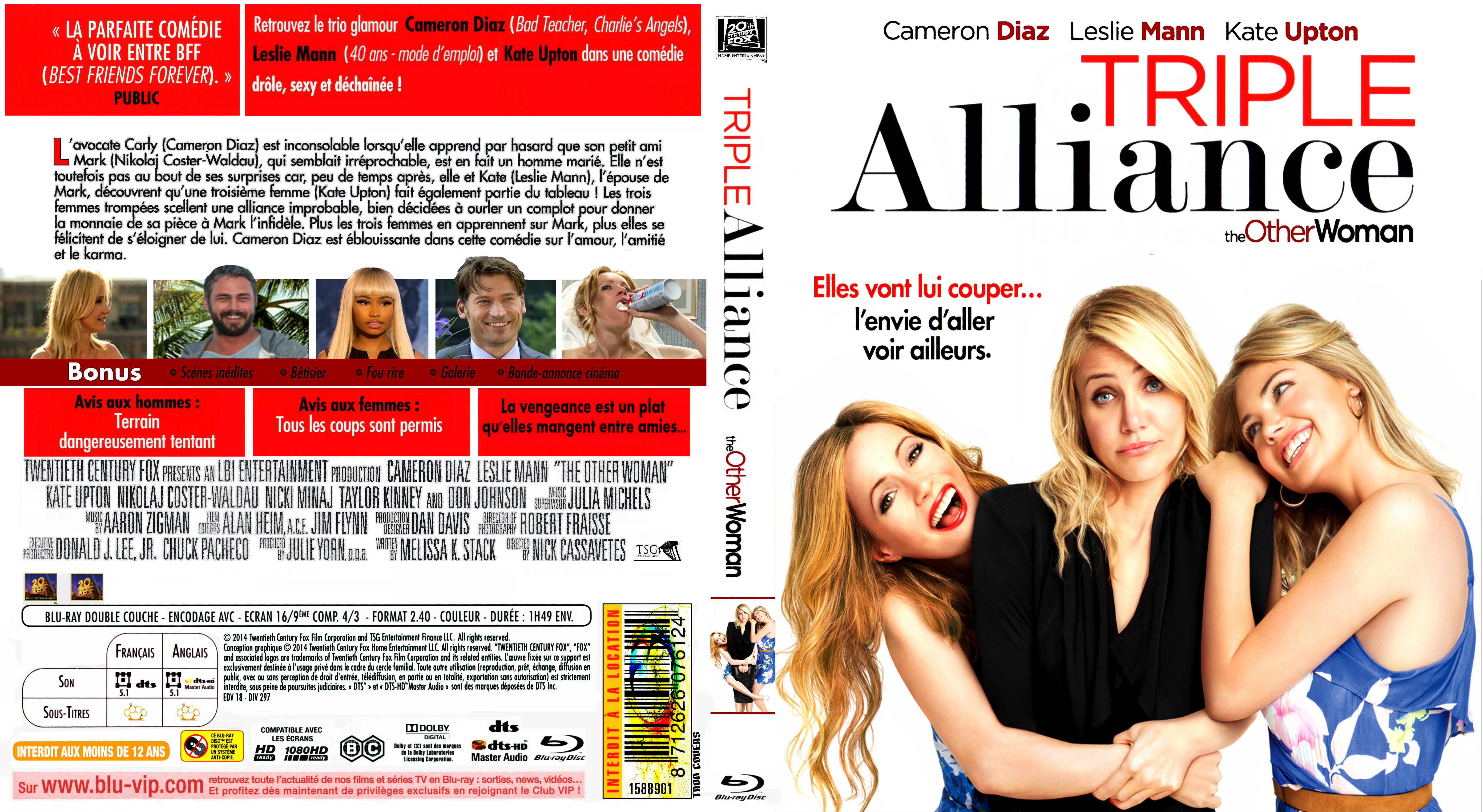 Jaquette DVD Triple alliance custom (BLU-RAY)