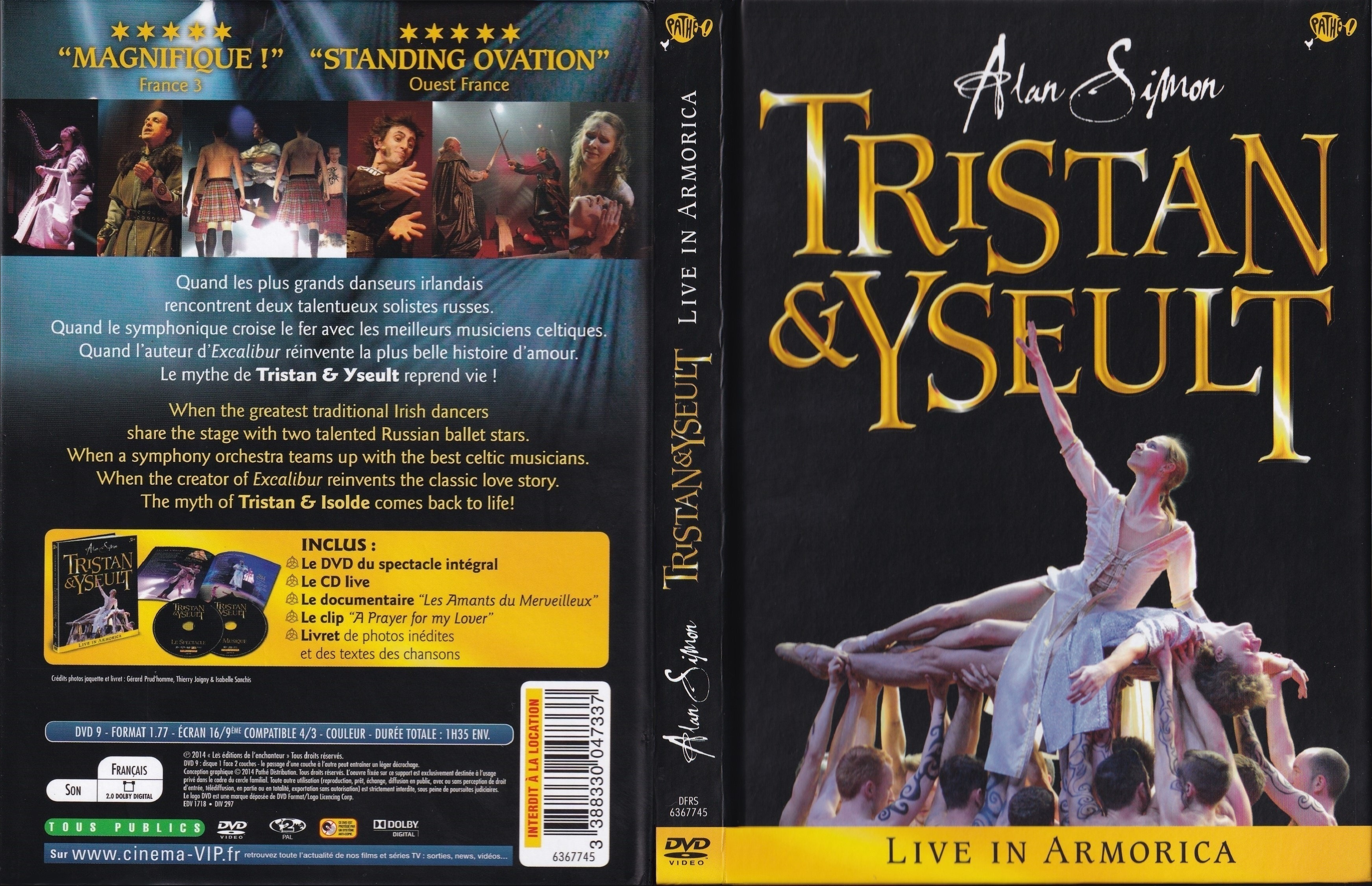 Jaquette DVD Tristan & Yseult - Live in Armorica
