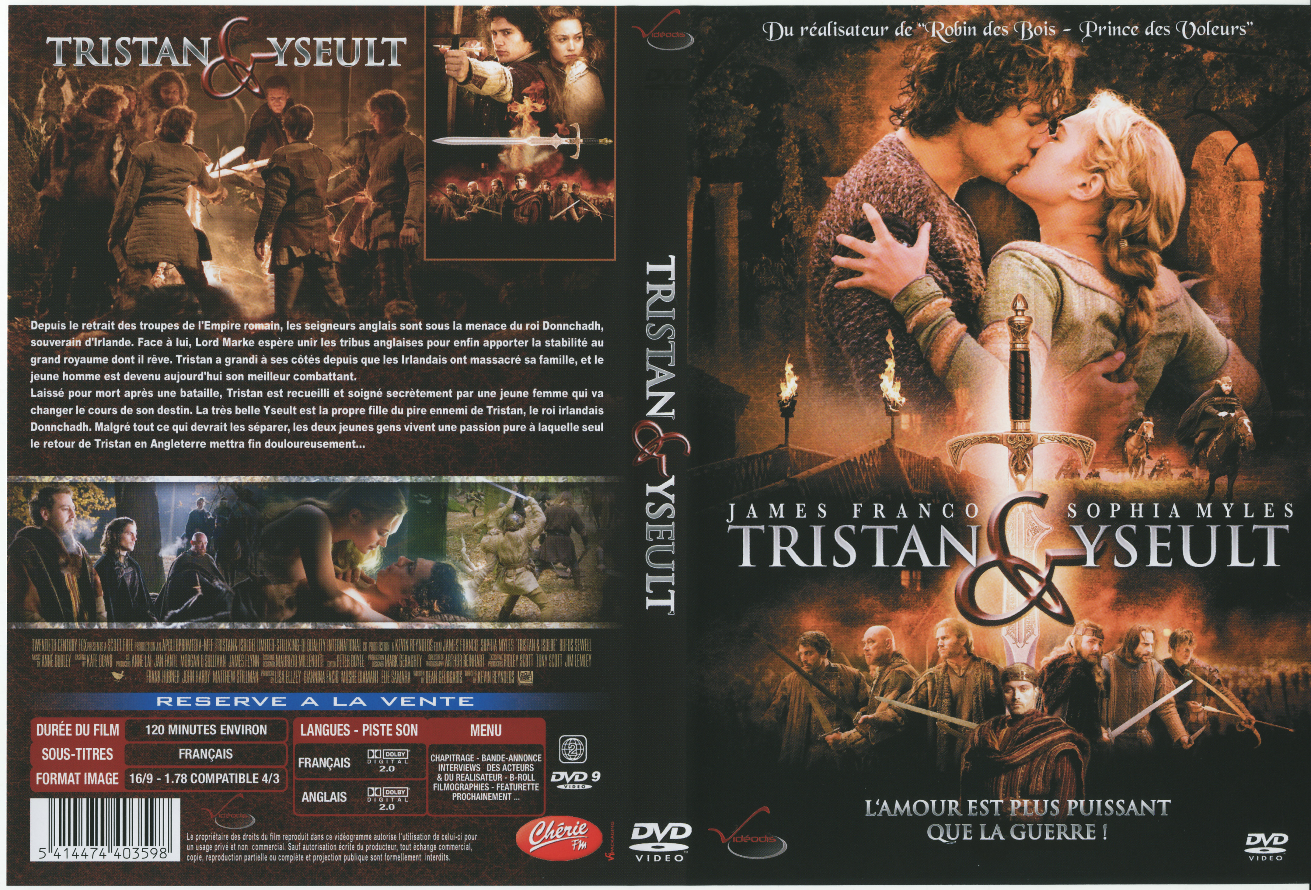 Jaquette DVD Tristan et Yseult