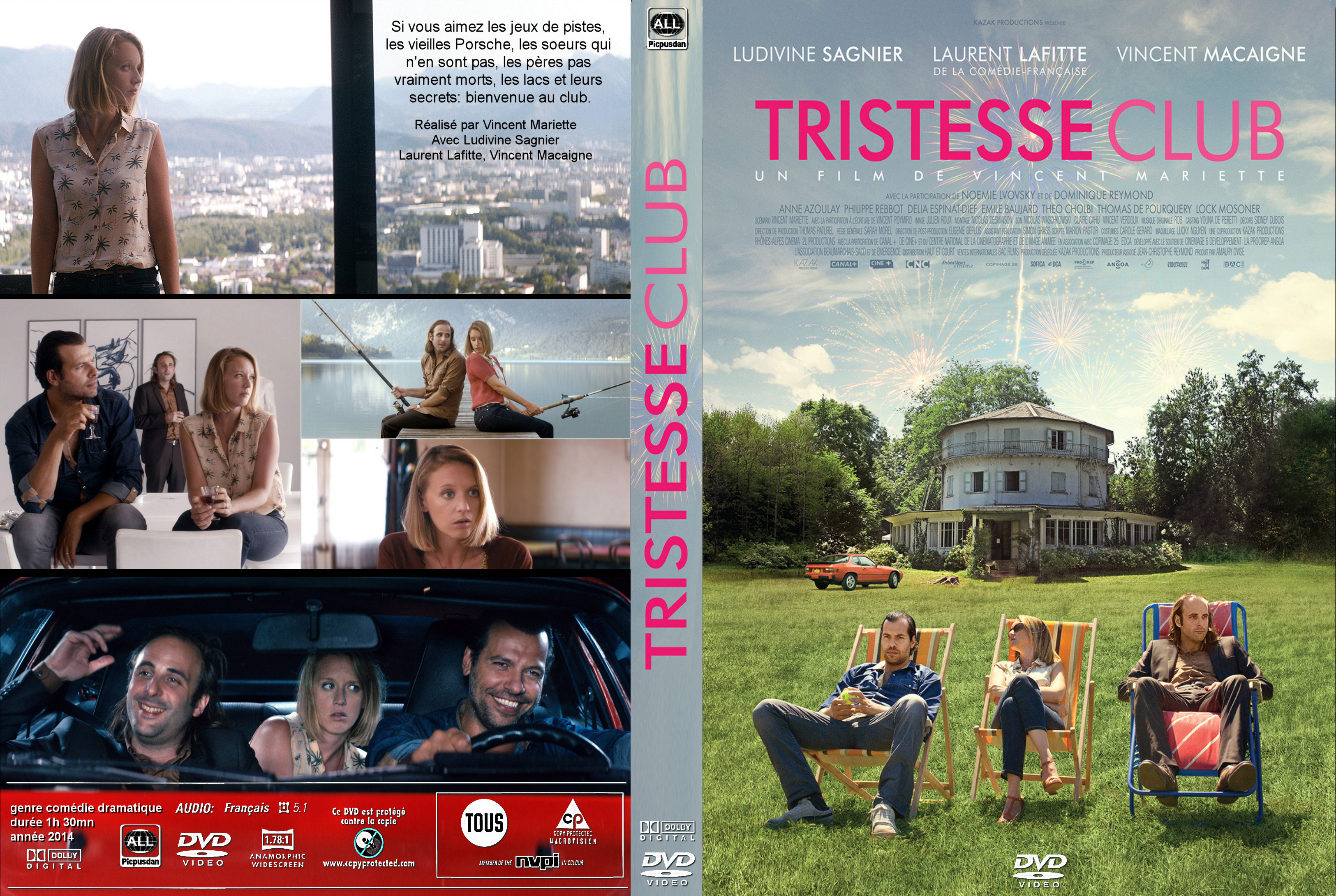 Jaquette DVD Tristesse club custom