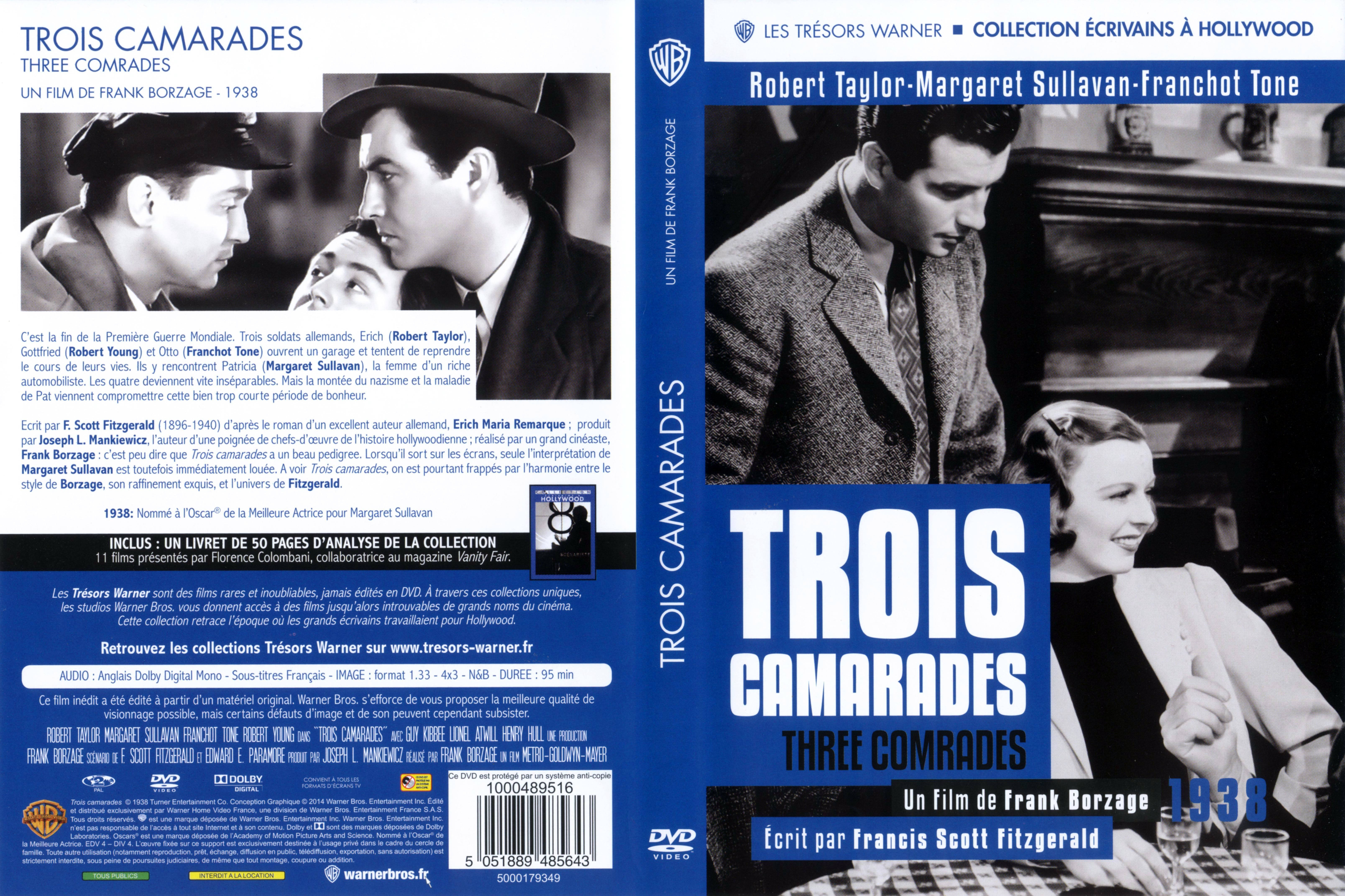 Jaquette DVD Trois camarades