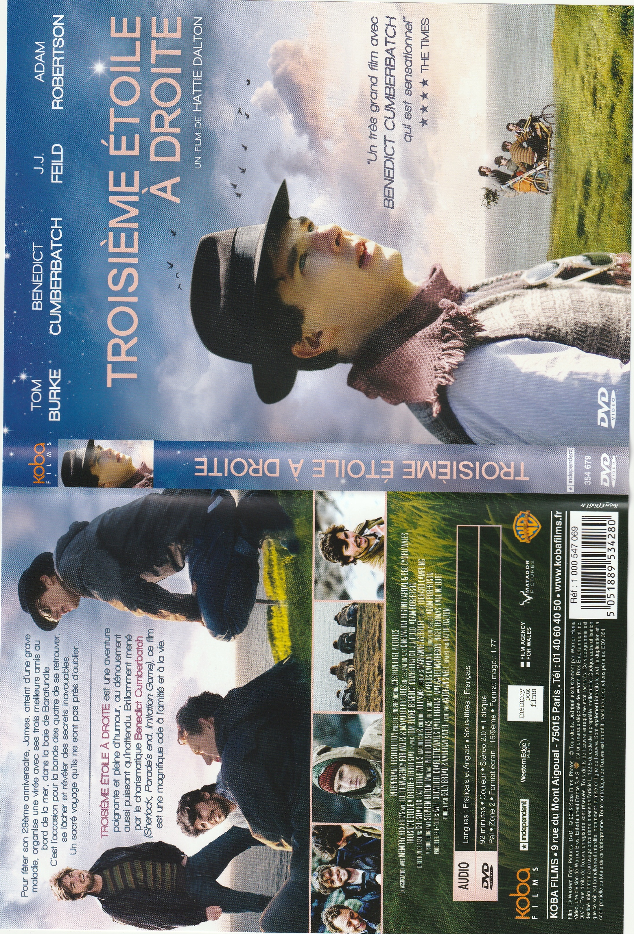 Jaquette DVD Troisime toile  droite