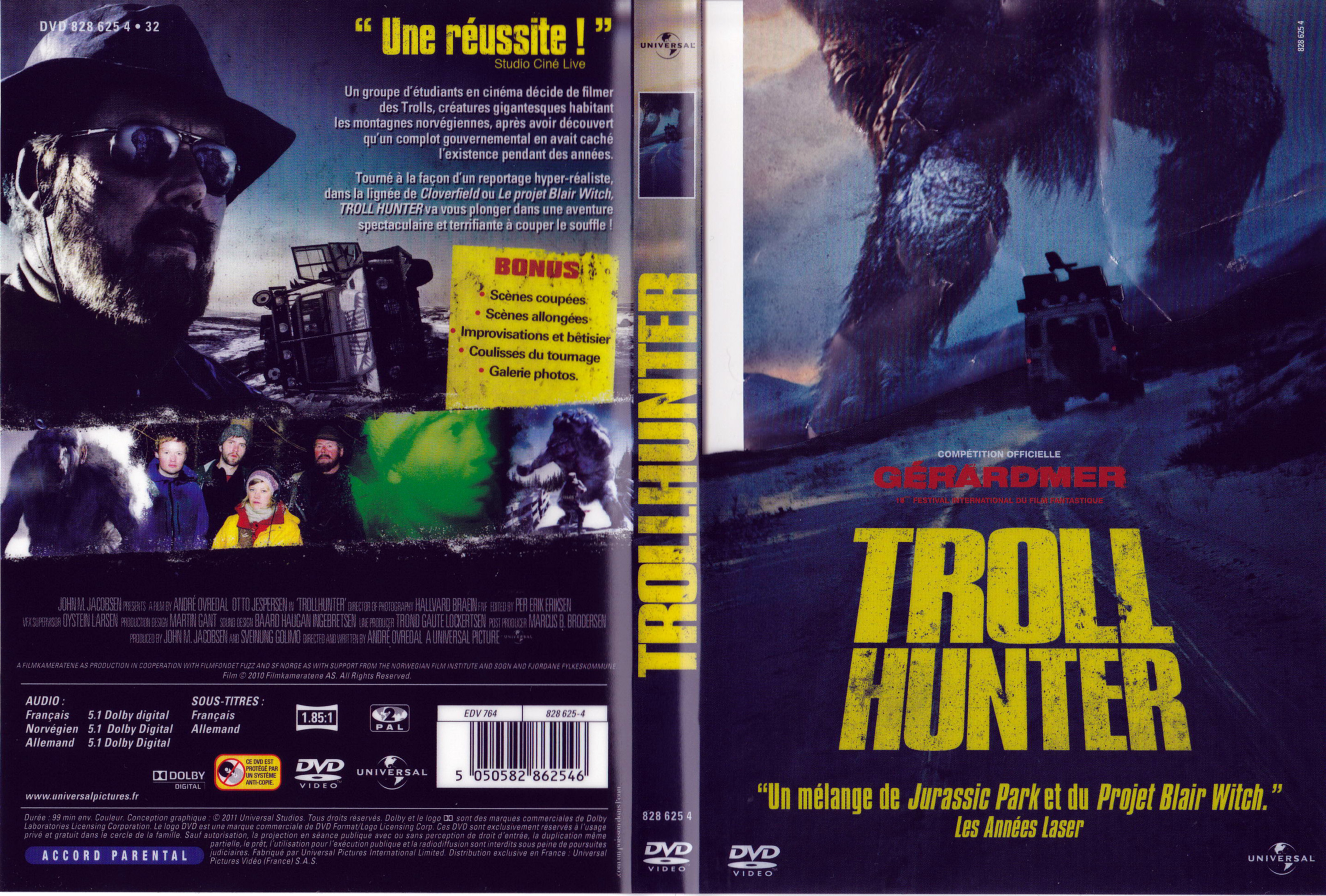 Jaquette DVD Troll hunter