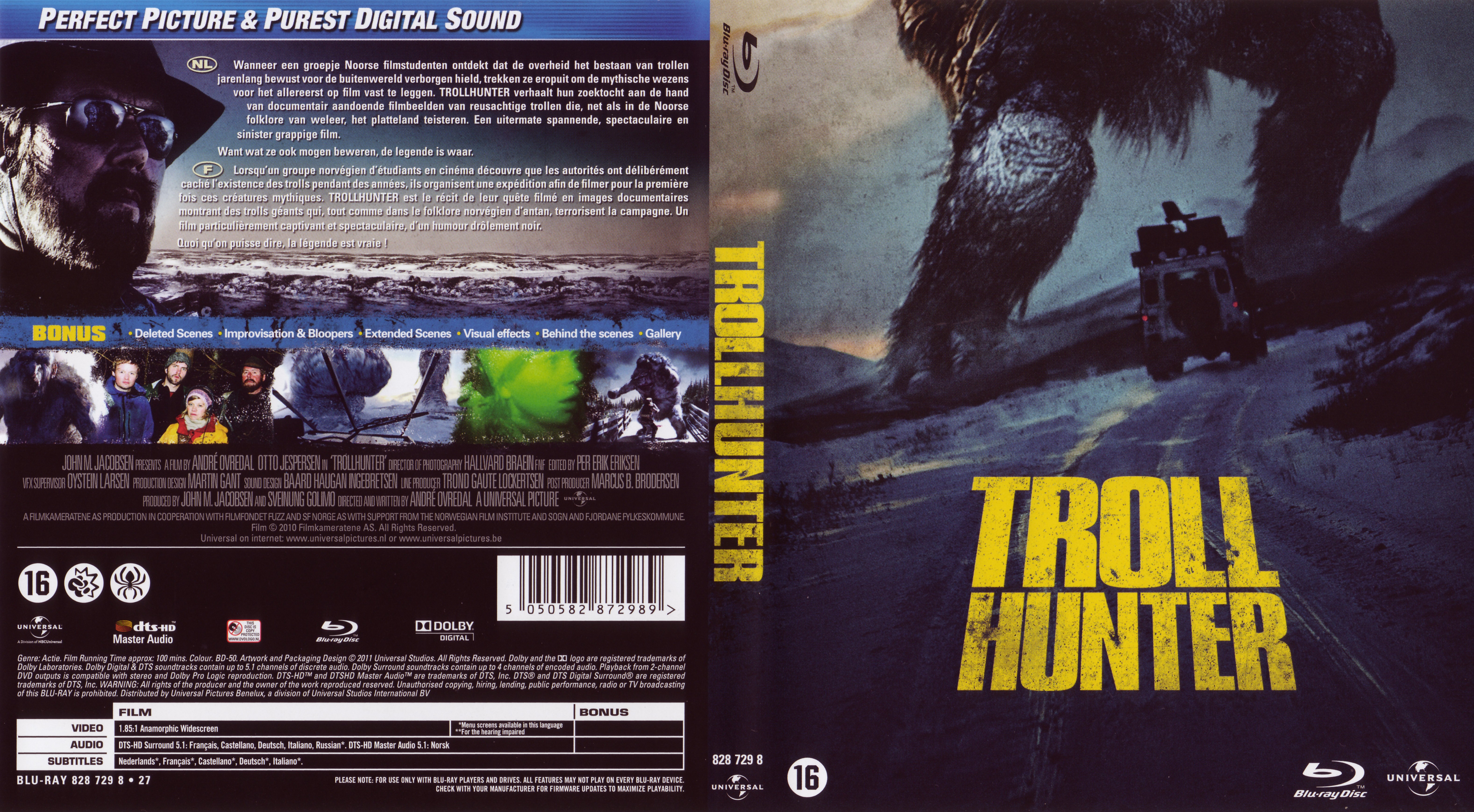 Jaquette DVD Troll hunter (BLU-RAY)