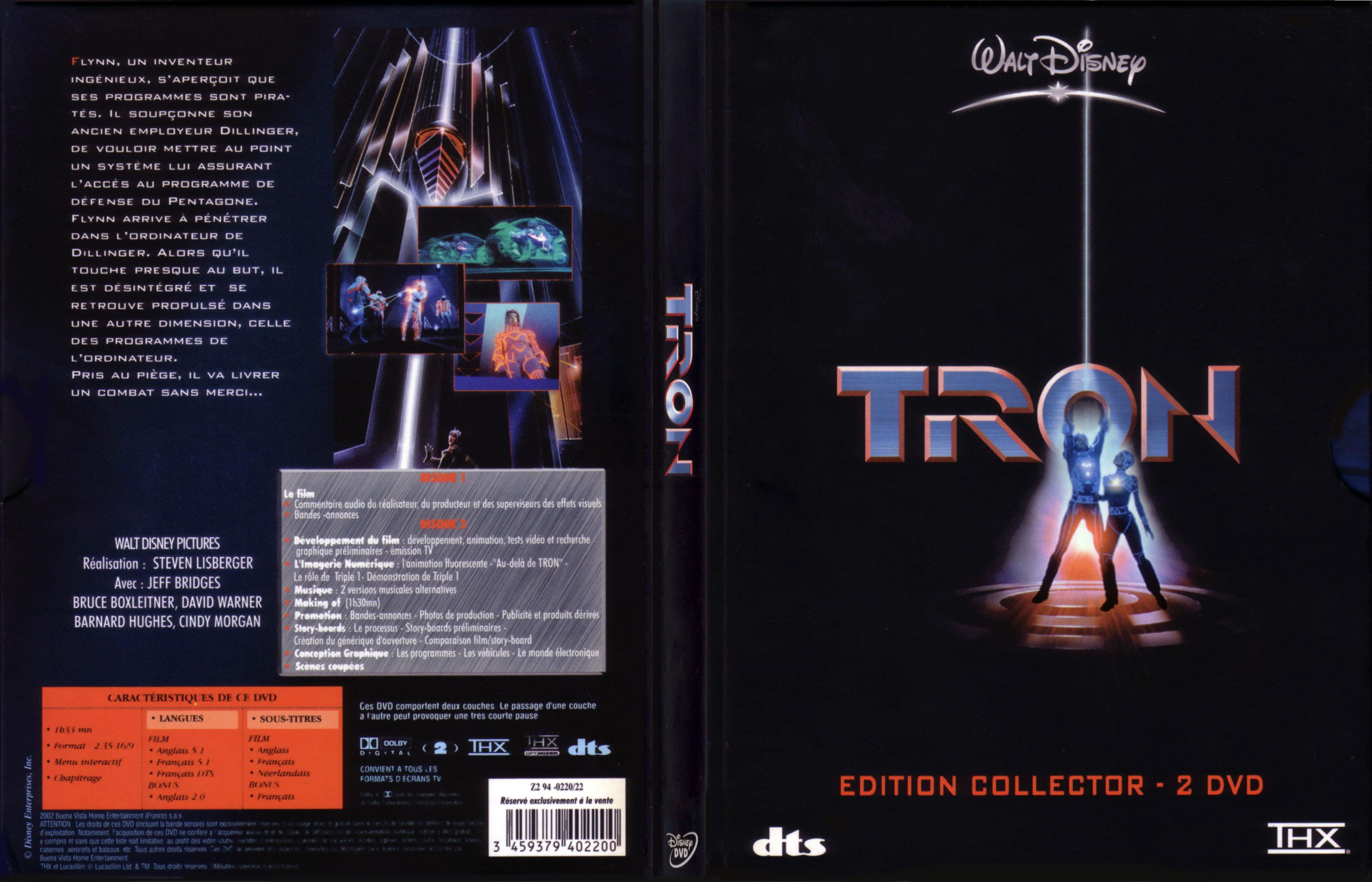 Jaquette DVD Tron - SLIM