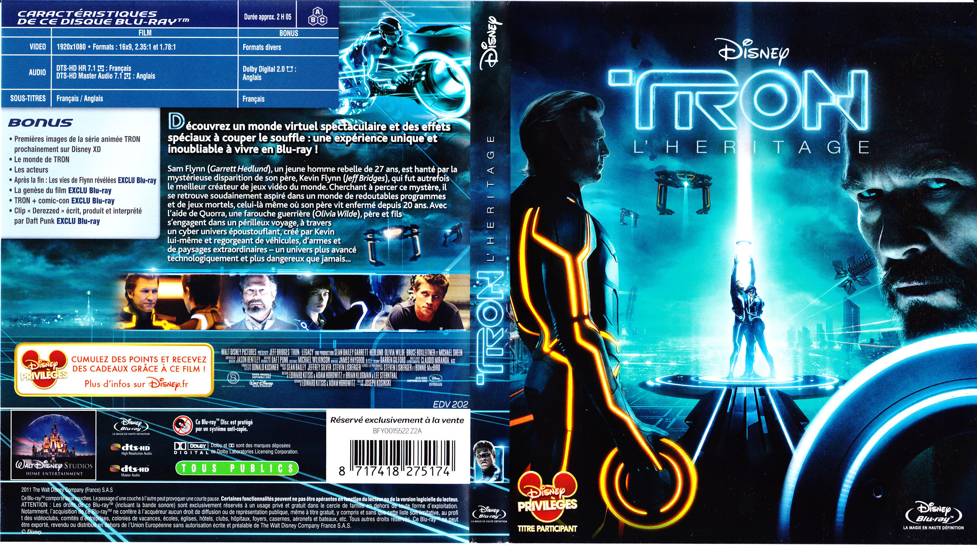 Jaquette DVD Tron l