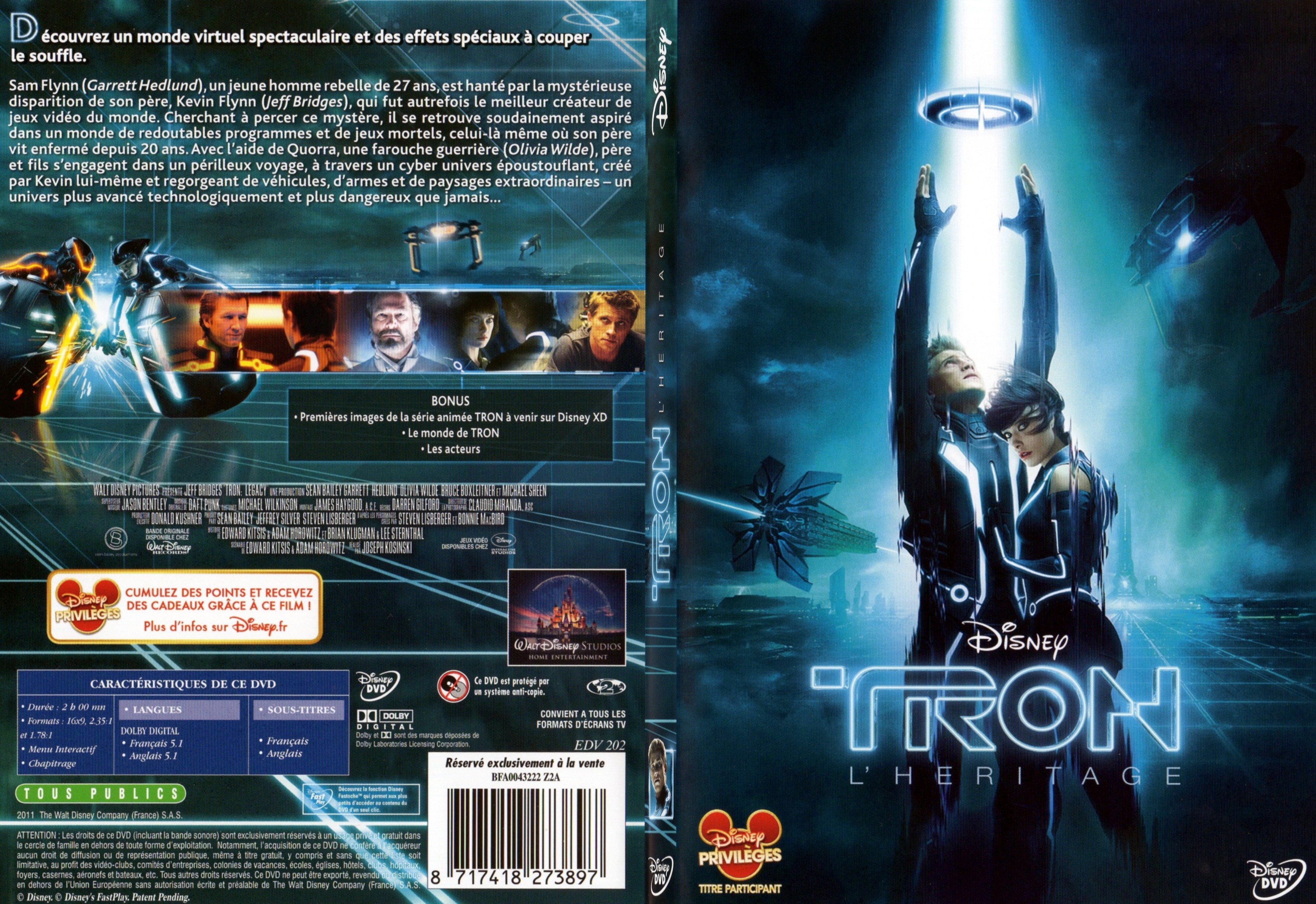 Jaquette DVD Tron l