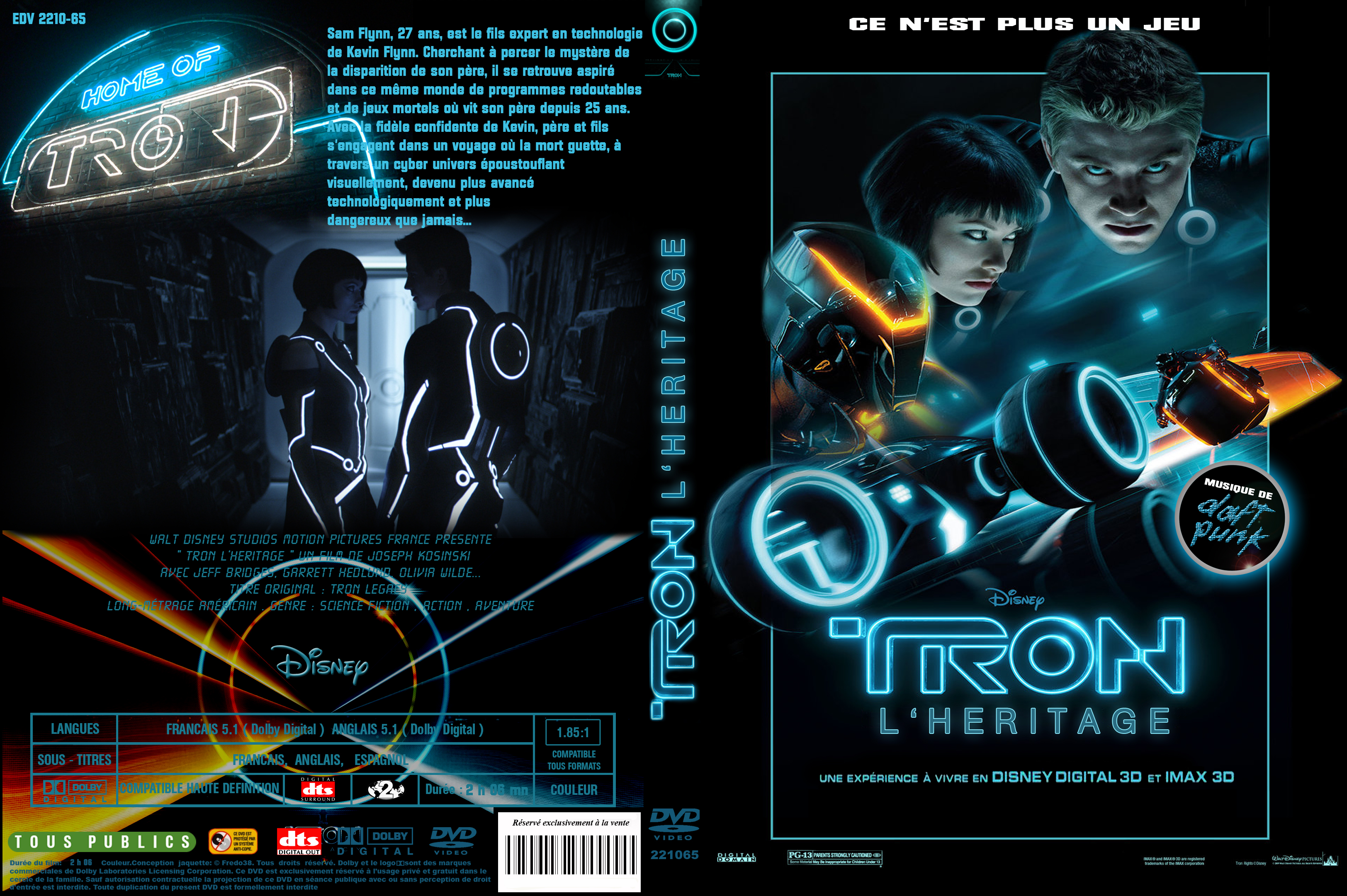 Jaquette DVD Tron l