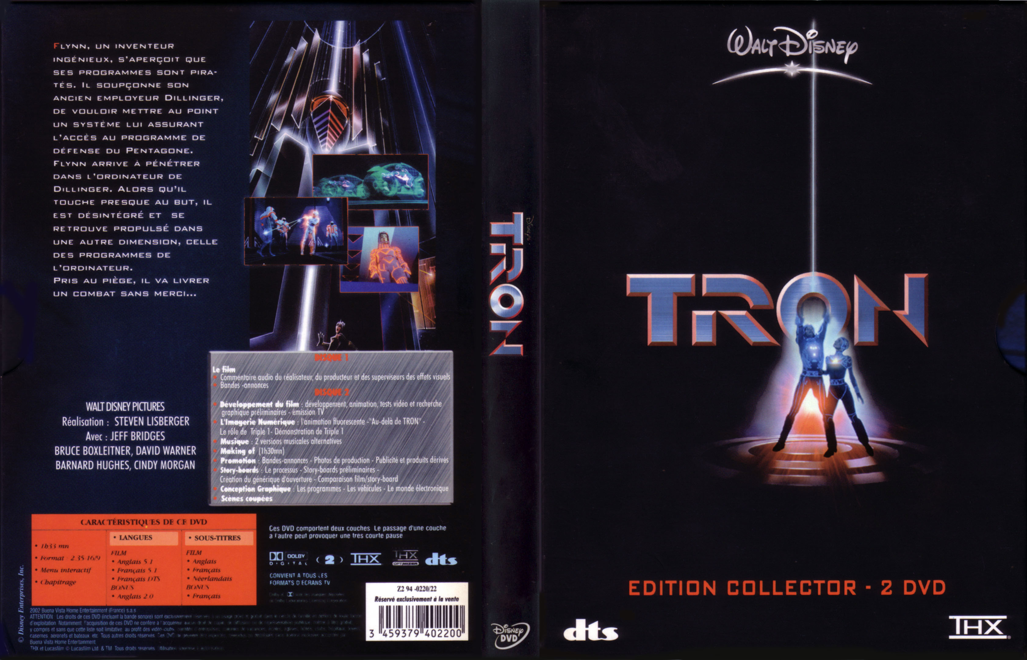 Jaquette DVD Tron v2