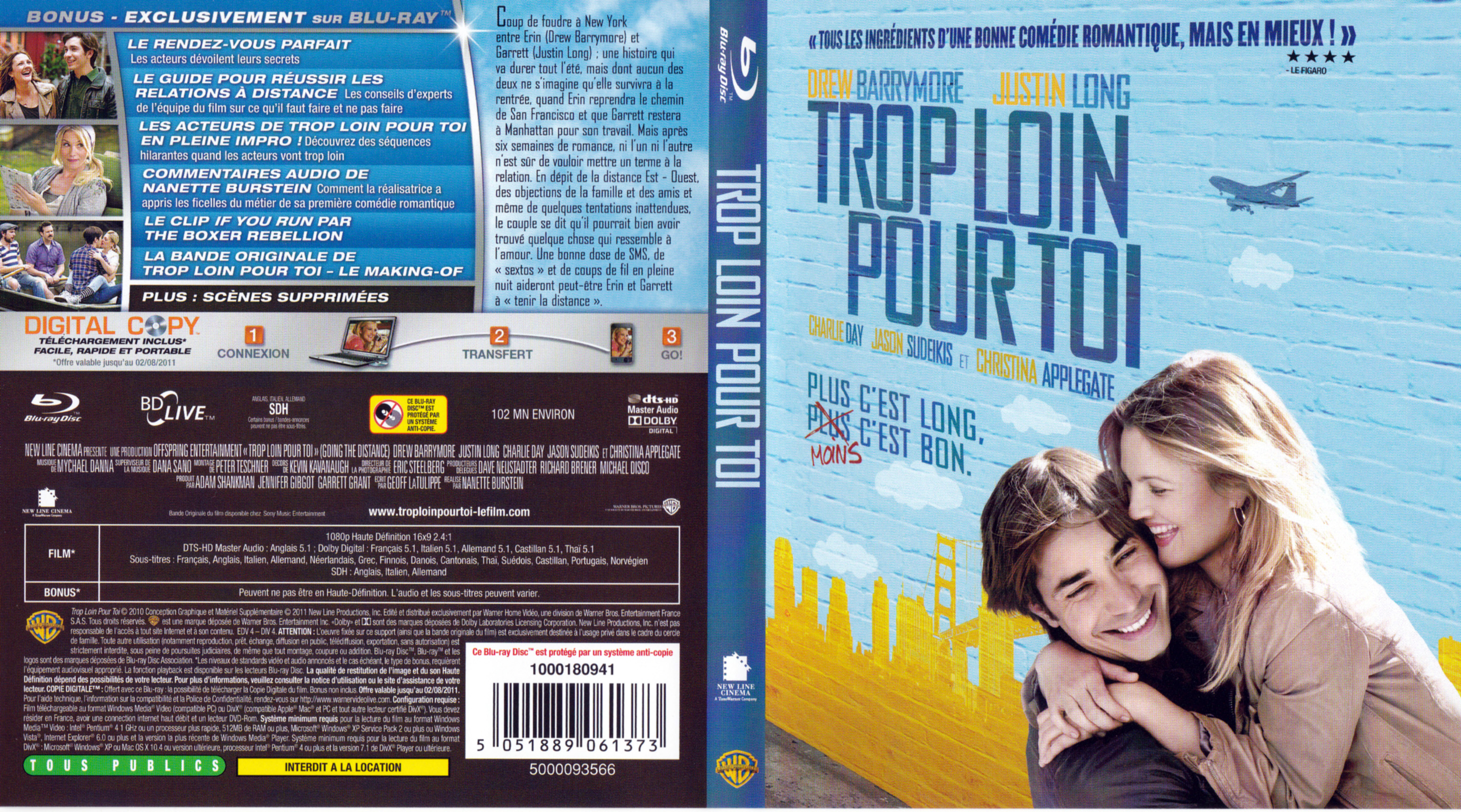 Jaquette DVD Trop loin pour toi (BLU-RAY)