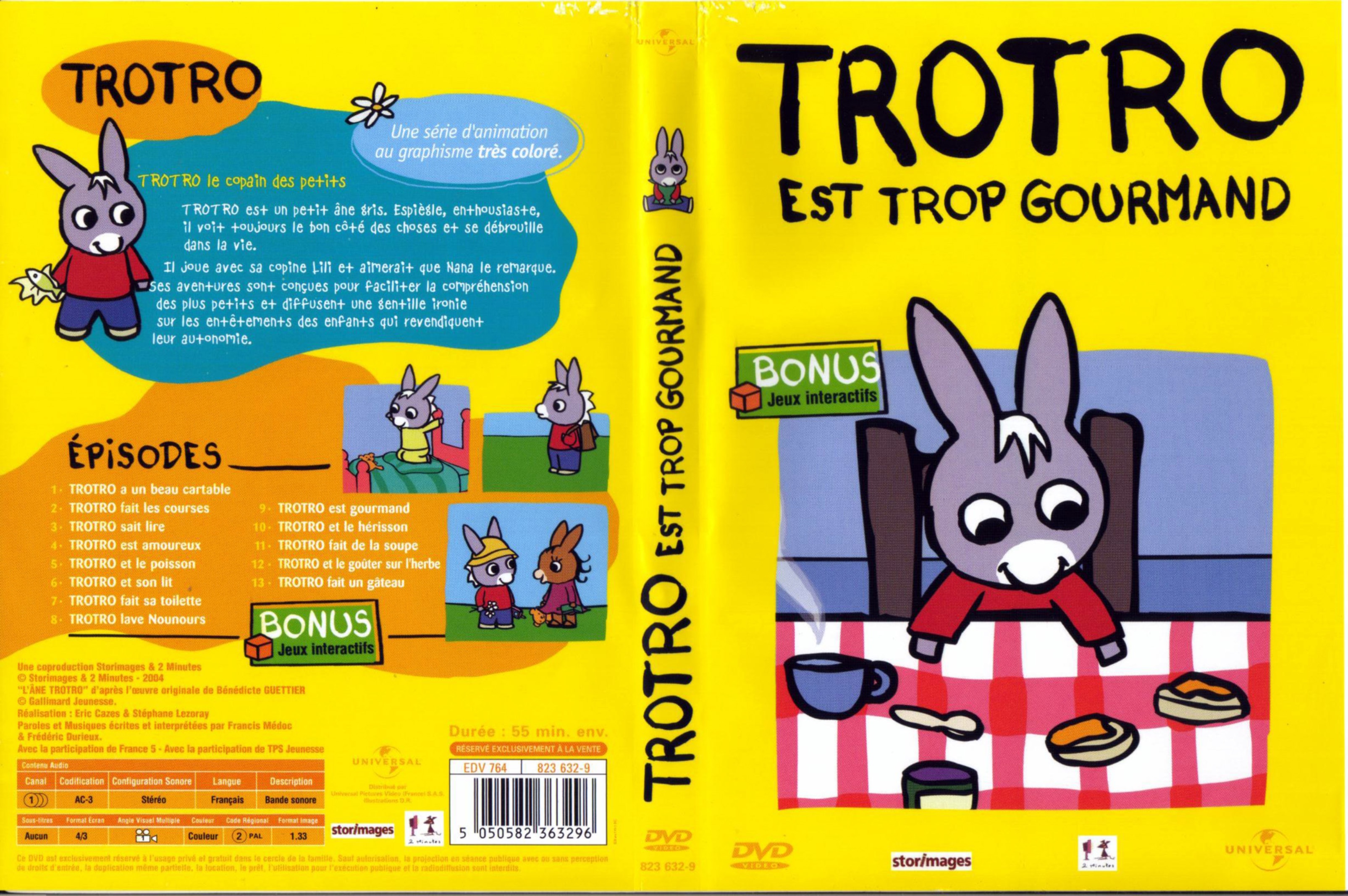 Jaquette DVD Trotro est trop gourmand