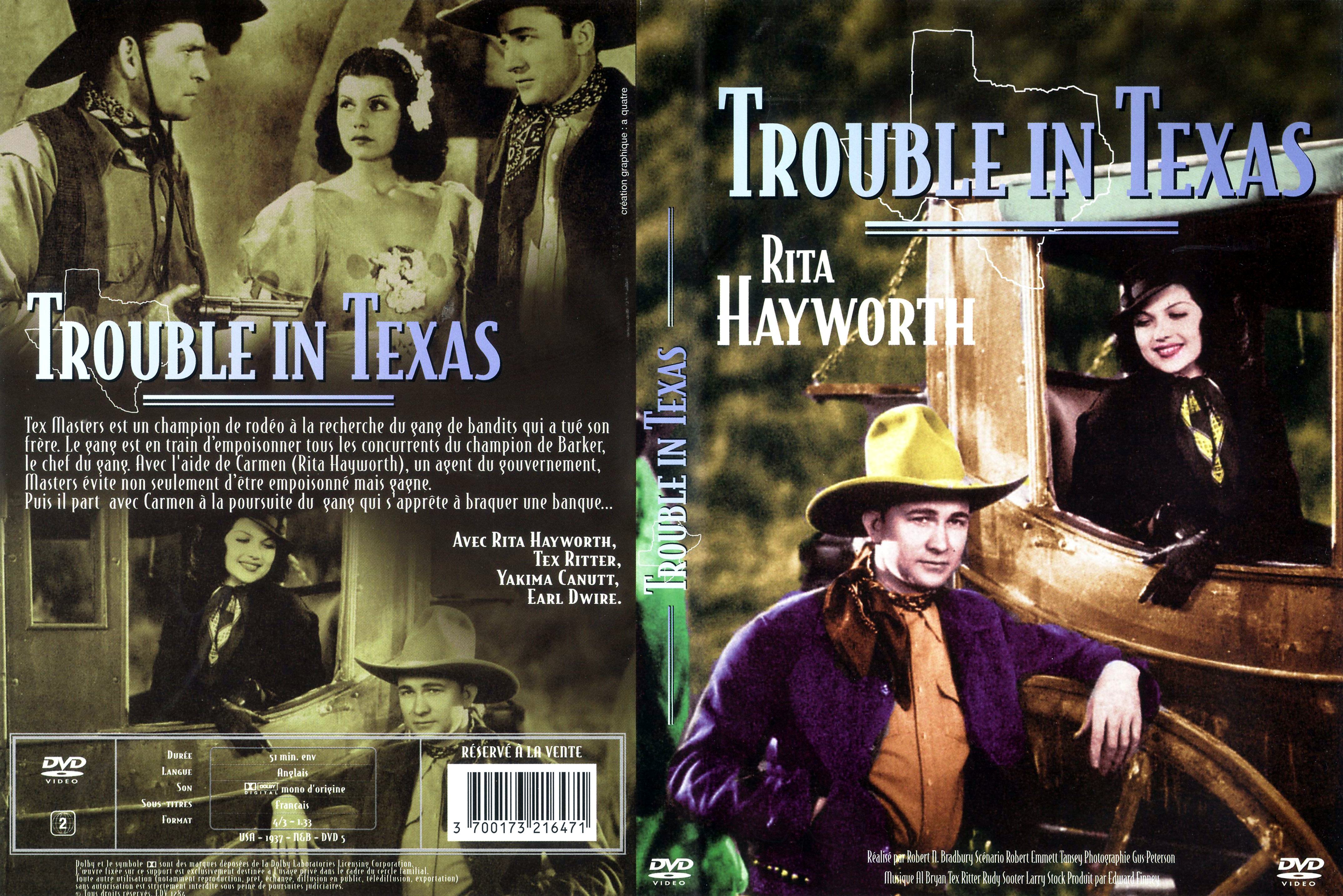 Jaquette DVD Trouble in Texas