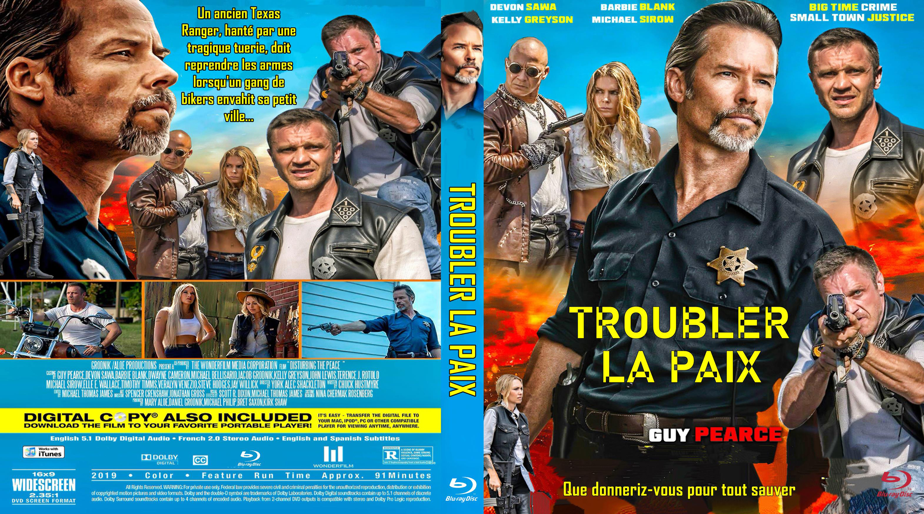 Jaquette DVD Troubler la paix custom (BLU-RAY)