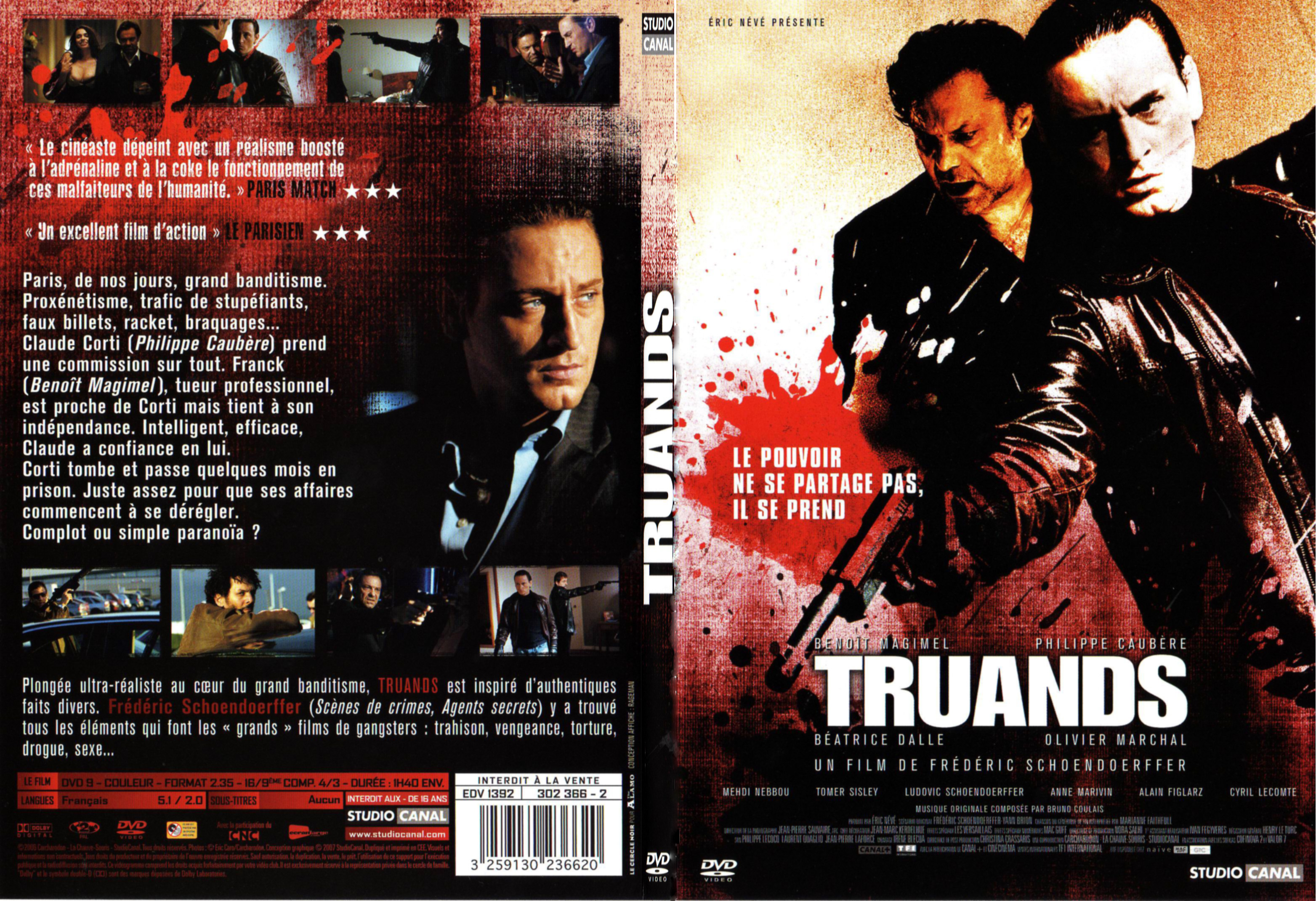 Jaquette DVD Truands - SLIM