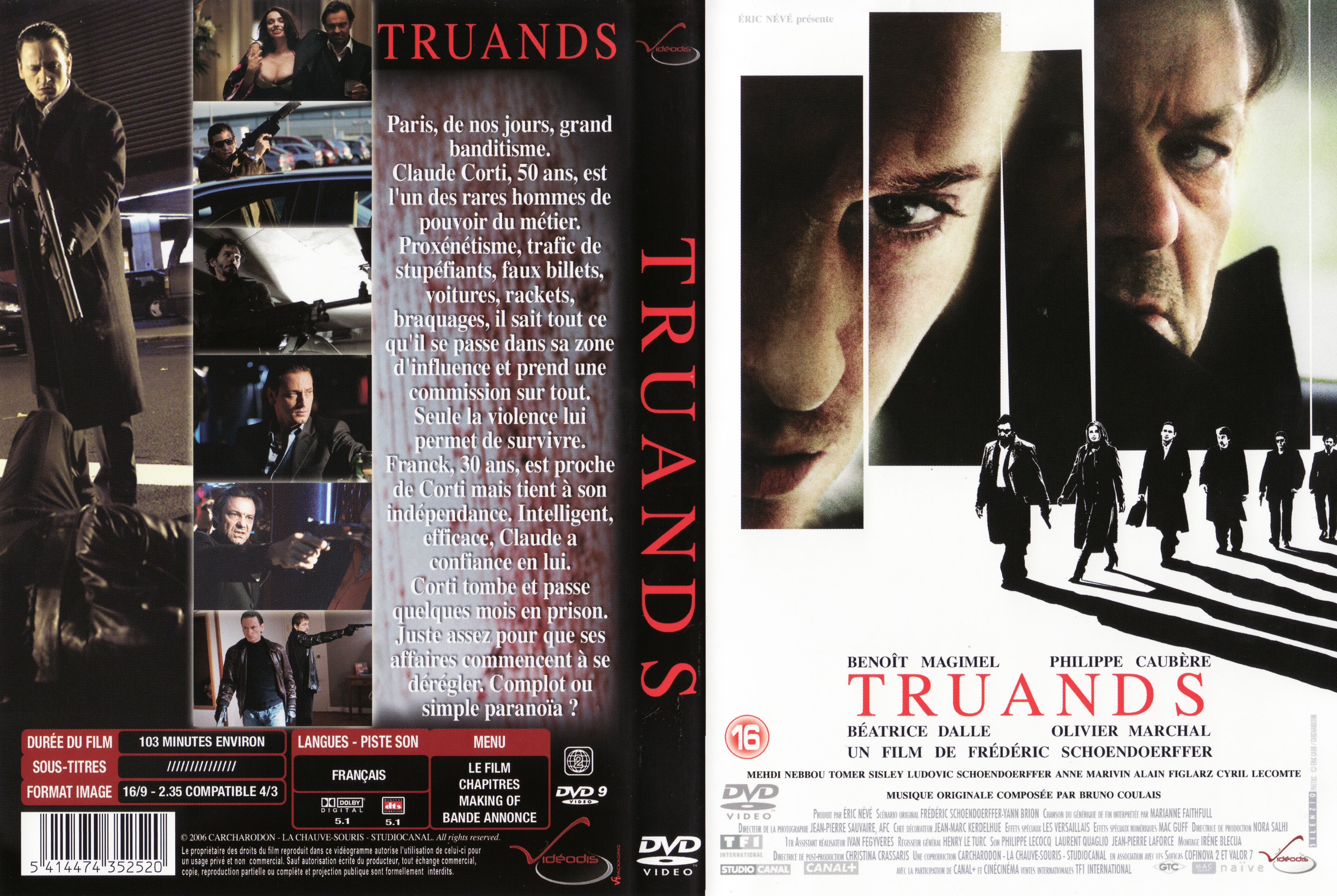 Jaquette DVD Truands v2