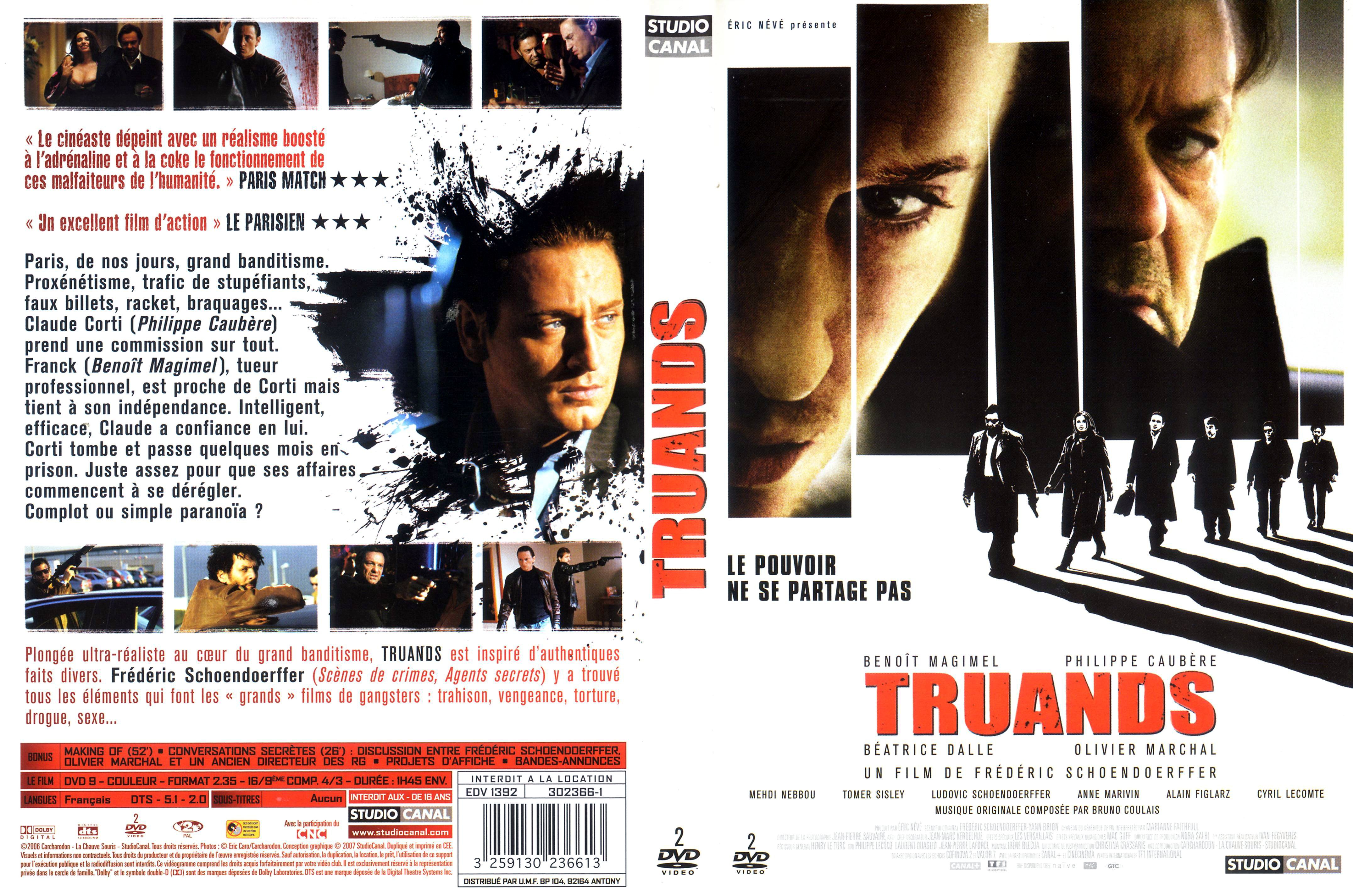 Jaquette DVD Truands v3