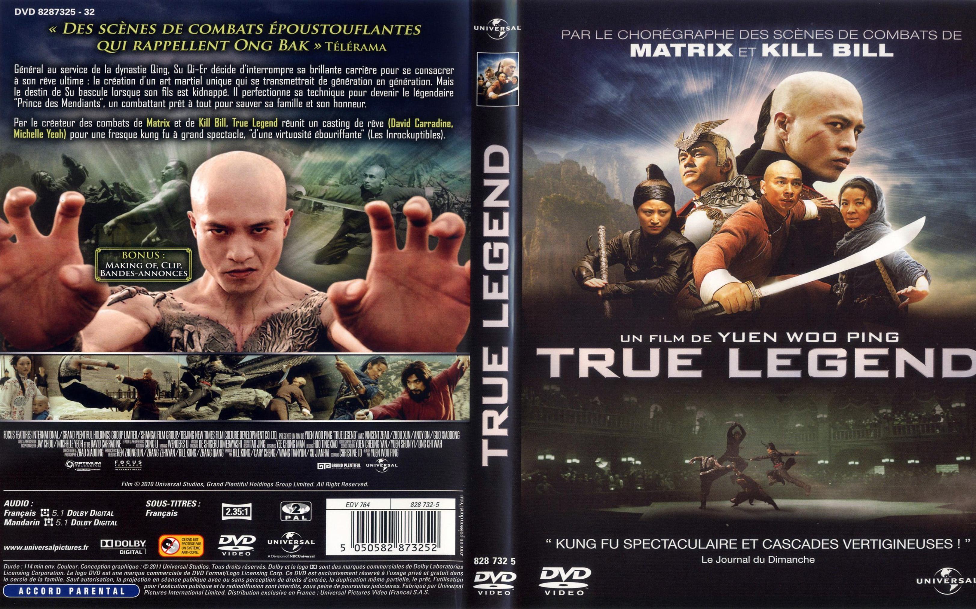 Jaquette DVD True Legend