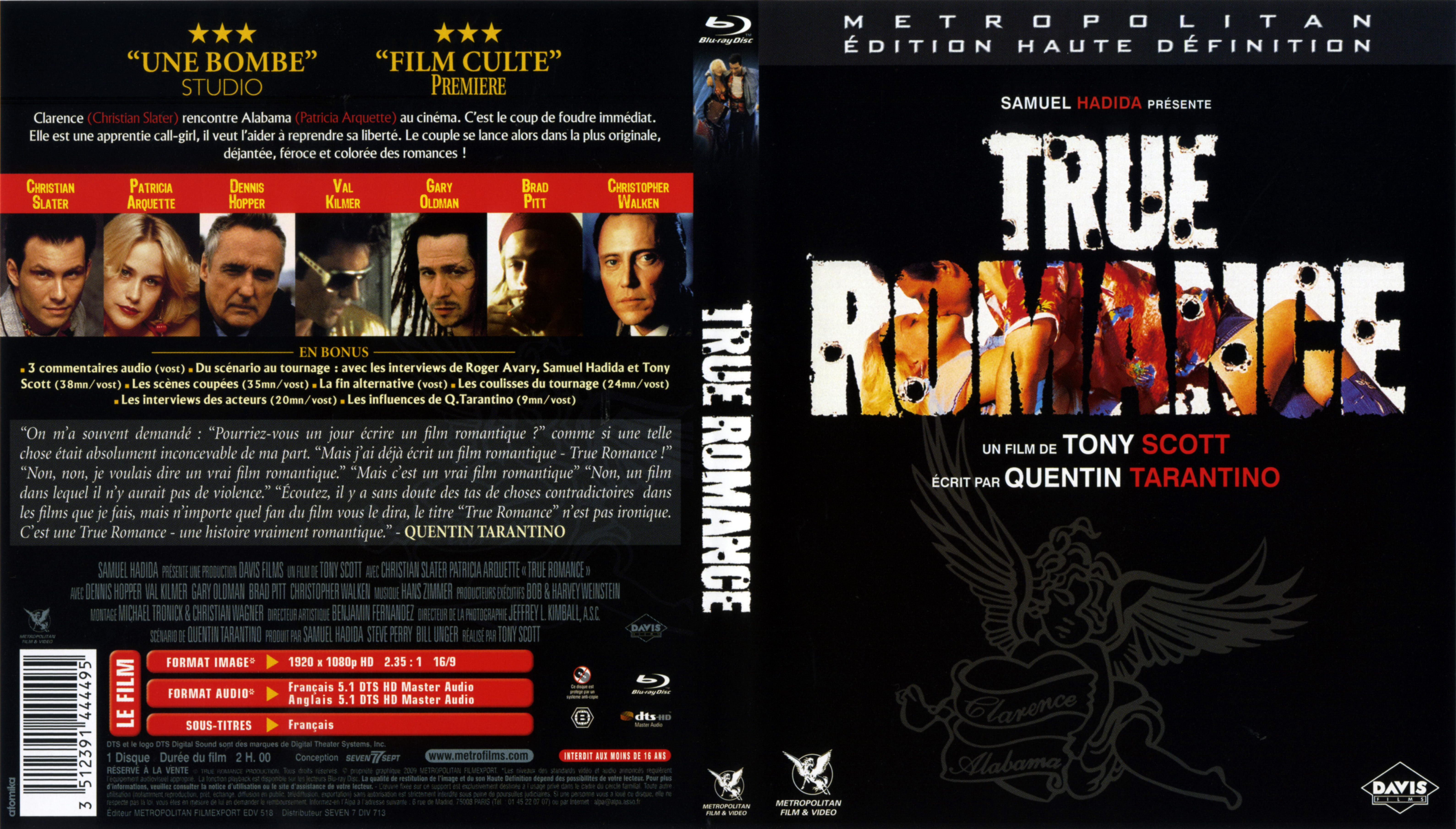 Jaquette DVD True romance (BLU-RAY)
