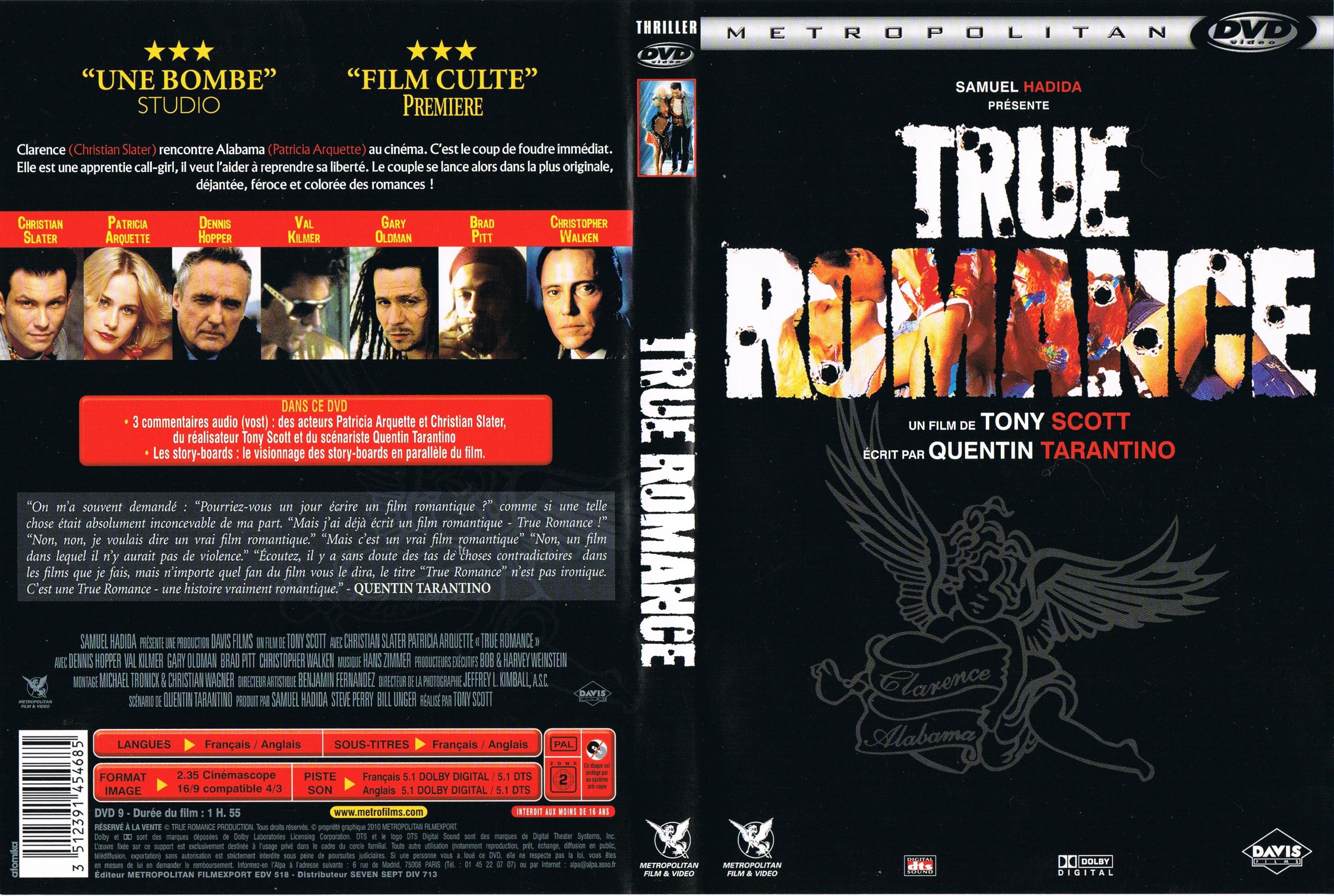 Jaquette DVD True romance v4