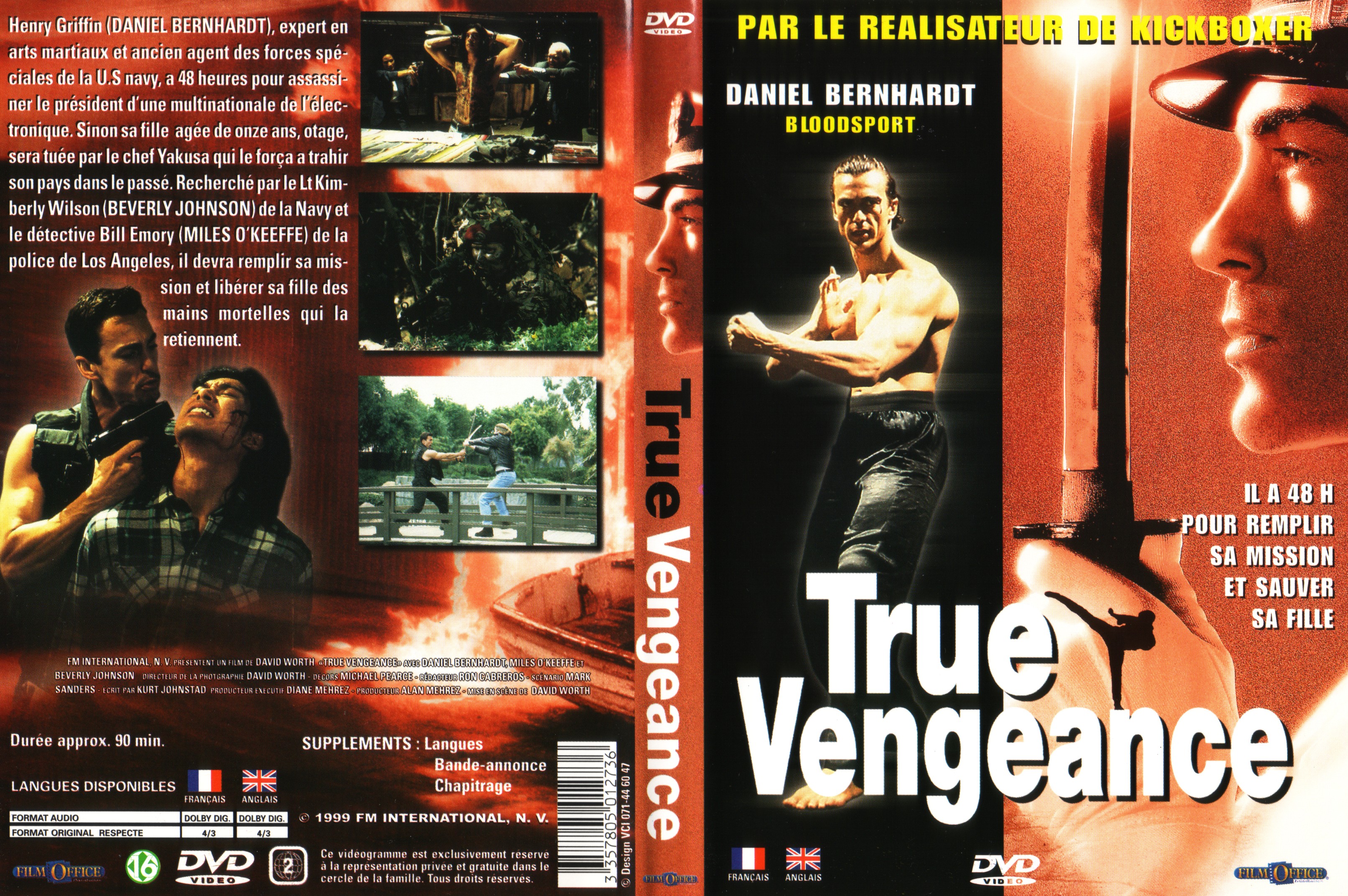 Jaquette DVD True vengeance