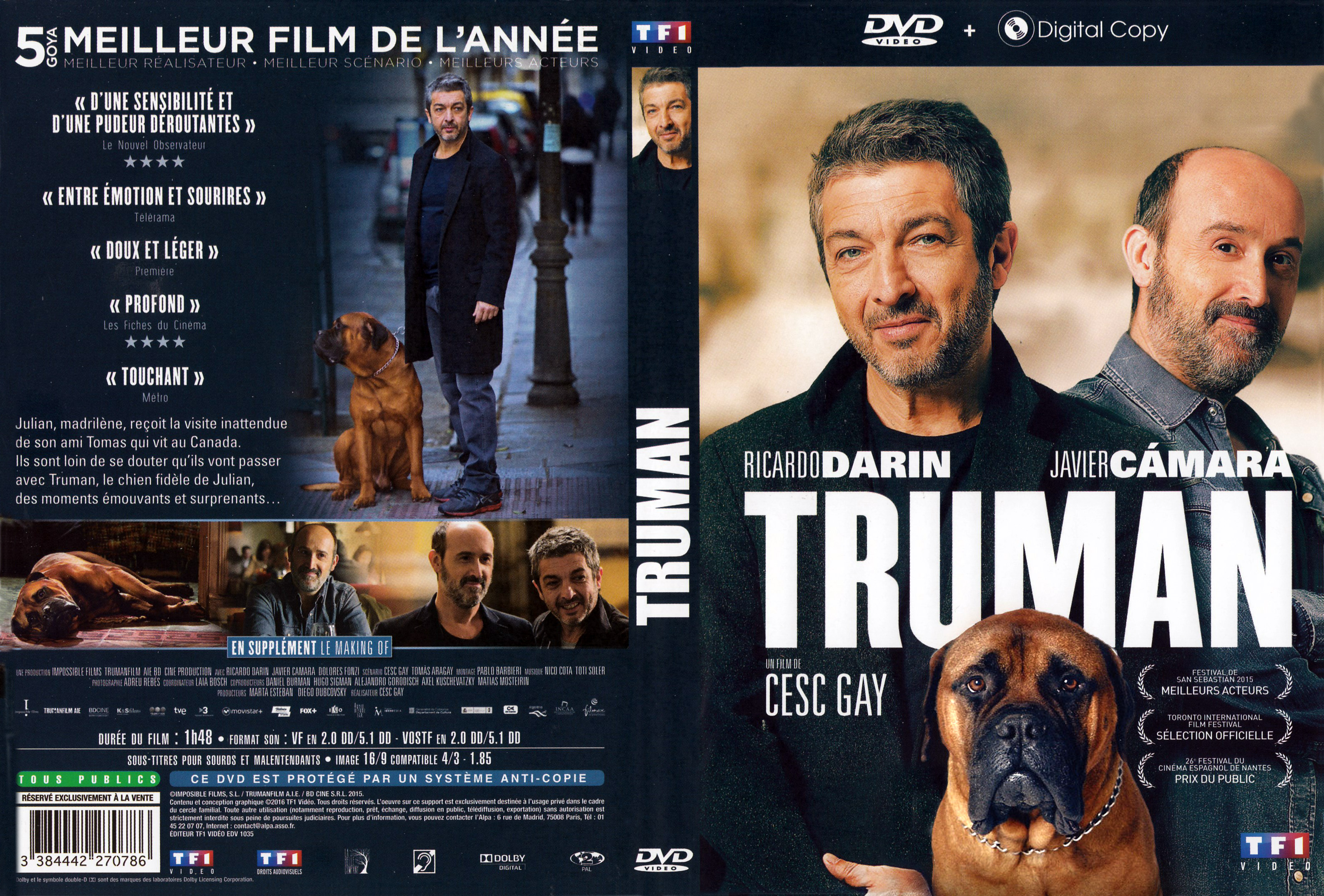 Jaquette DVD Truman