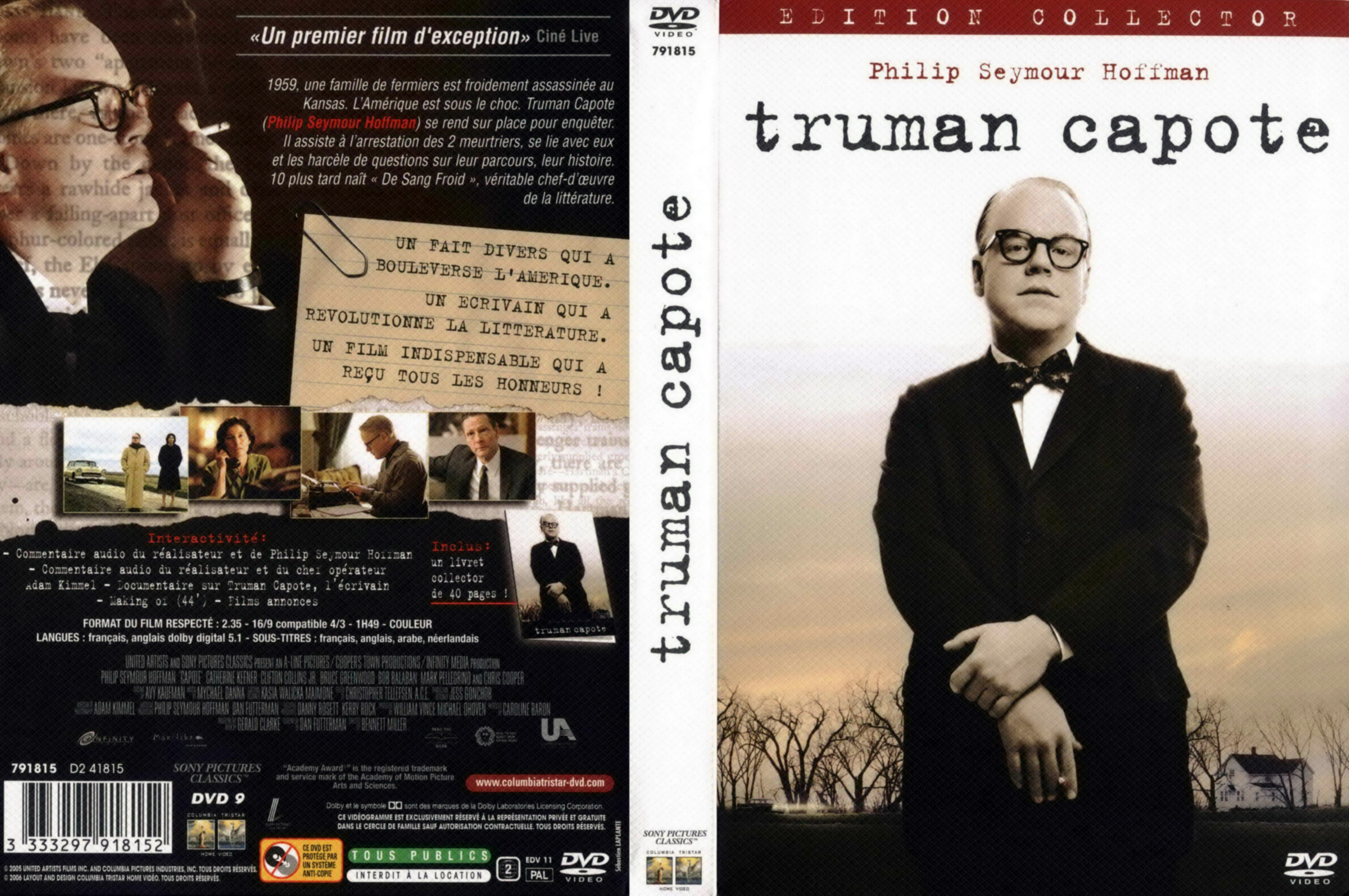 Jaquette DVD Truman Capote v2