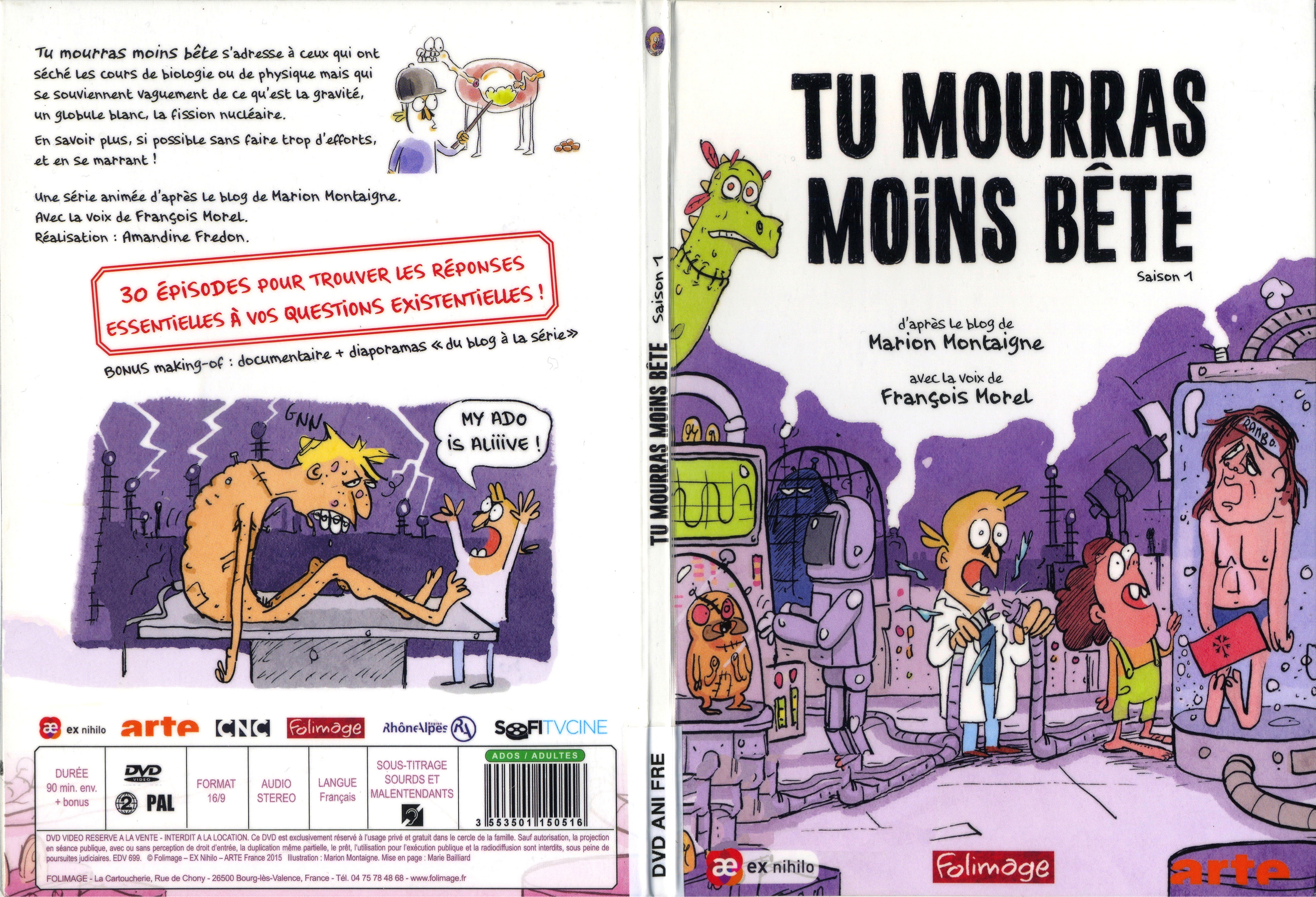 Jaquette DVD Tu mourras moins bte - SLIM