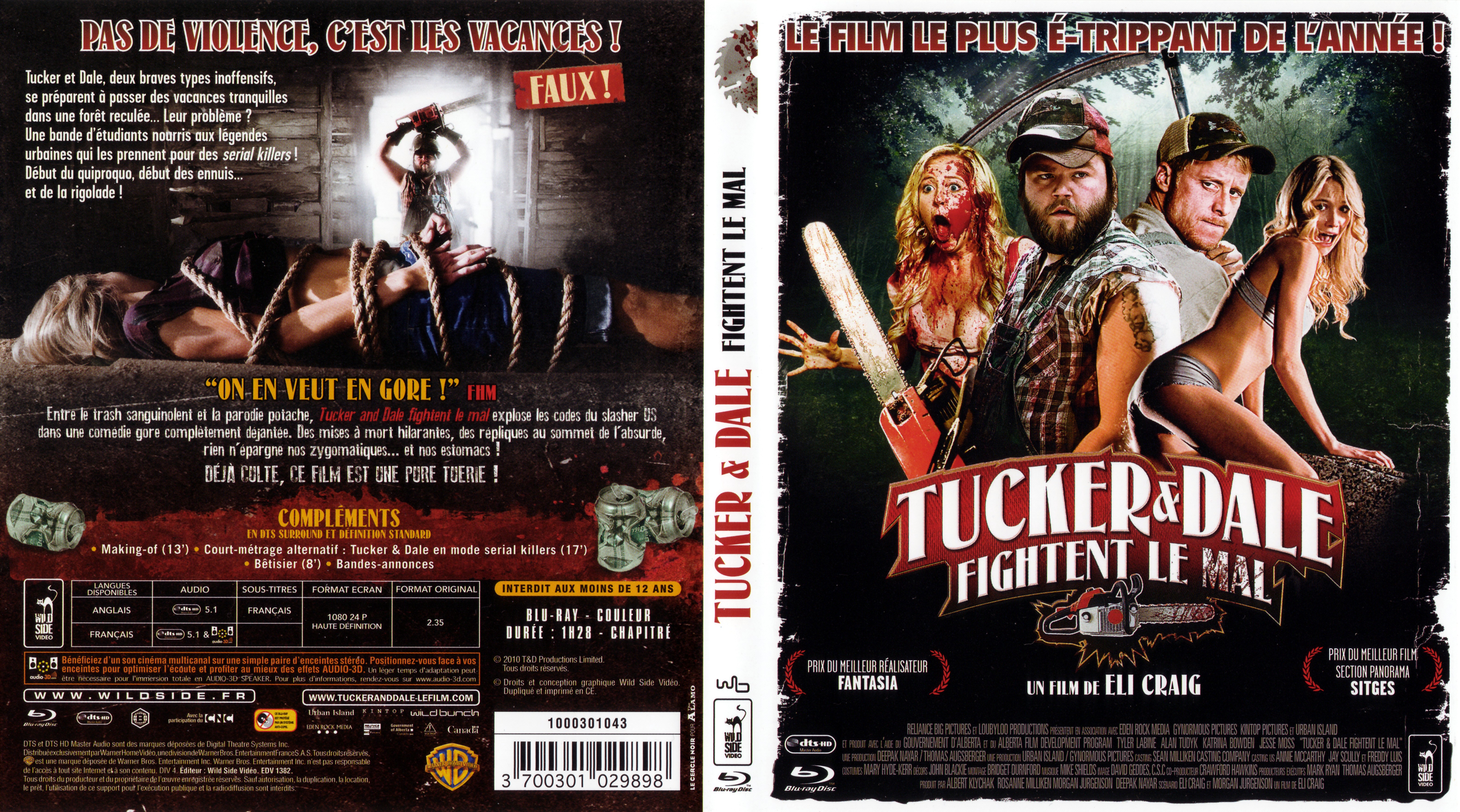 Jaquette DVD Tucker & Dale fightent le mal (BLU-RAY)