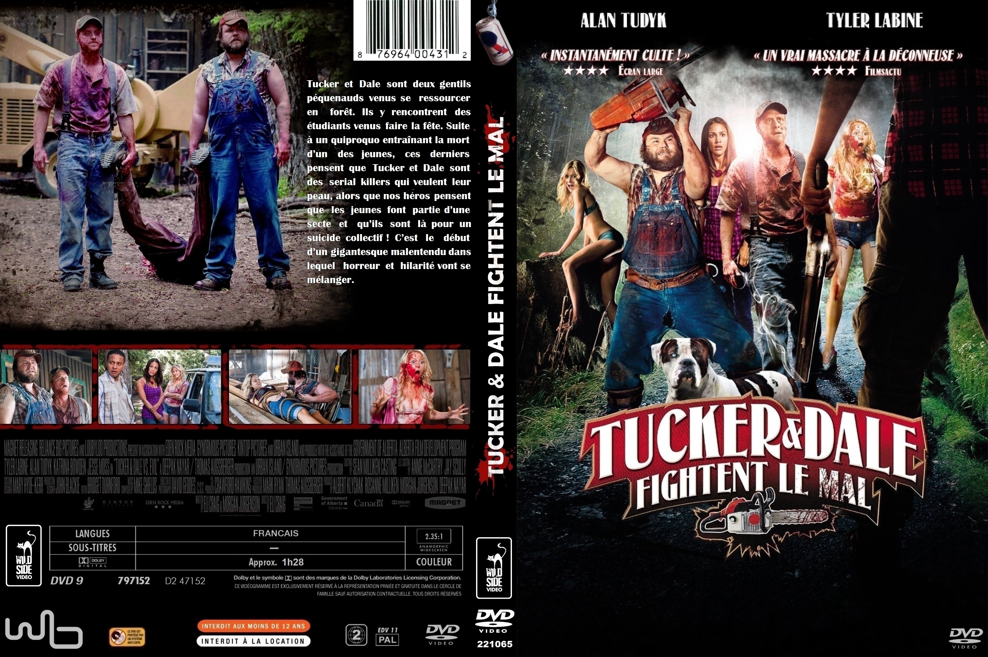 Jaquette DVD Tucker & Dale fightent le mal custom