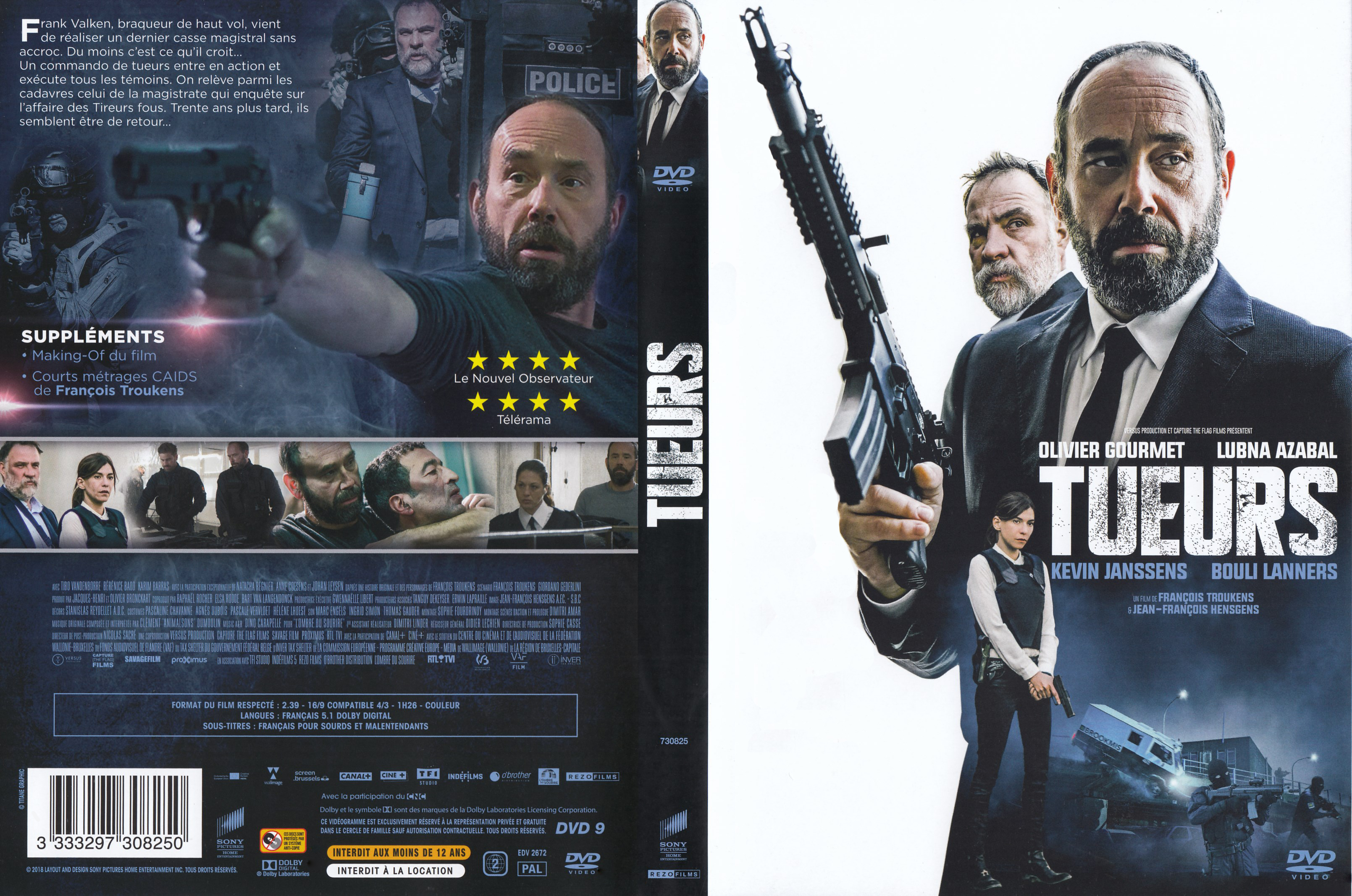 Jaquette DVD Tueurs (2016)