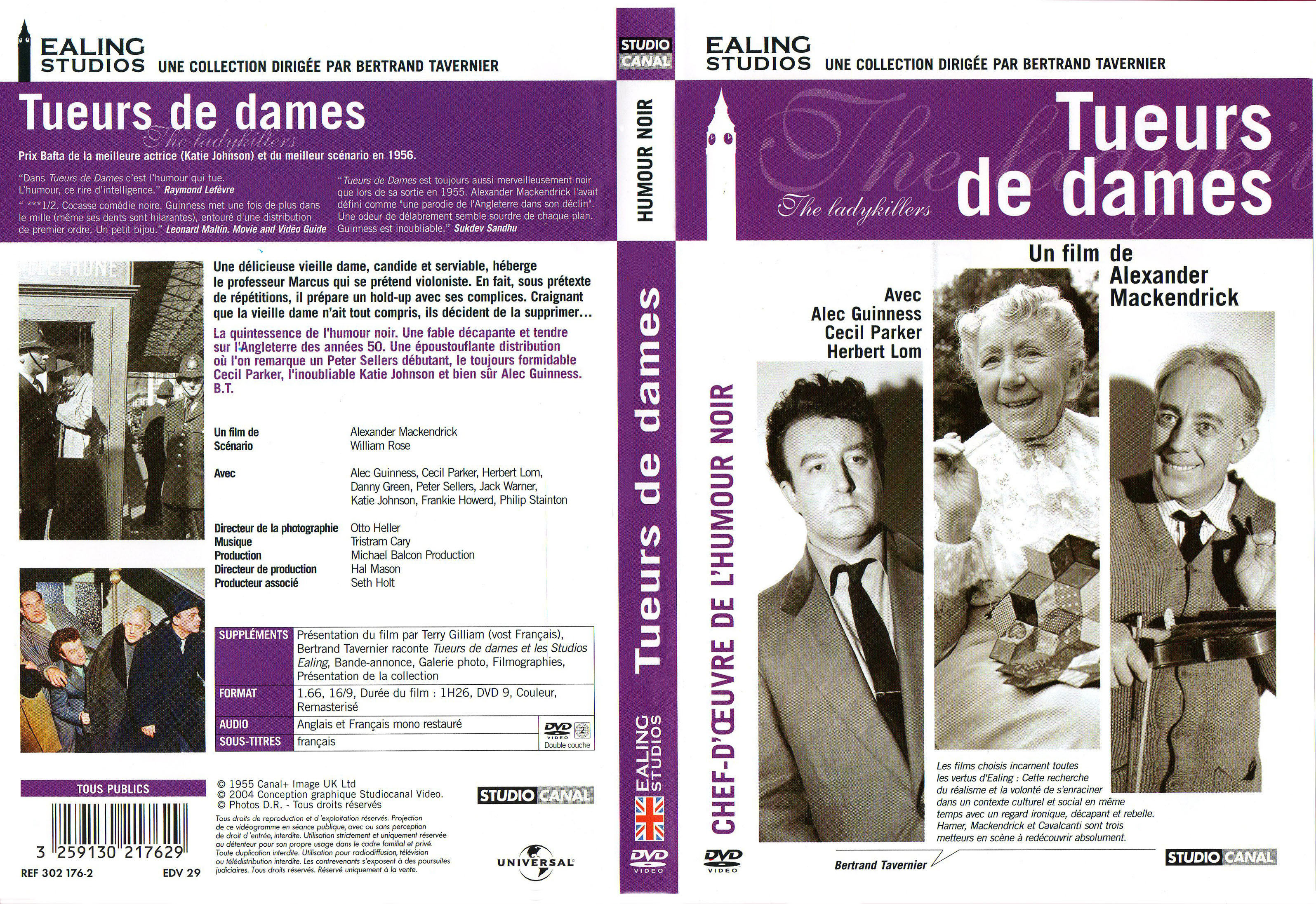 Jaquette DVD Tueurs de dames