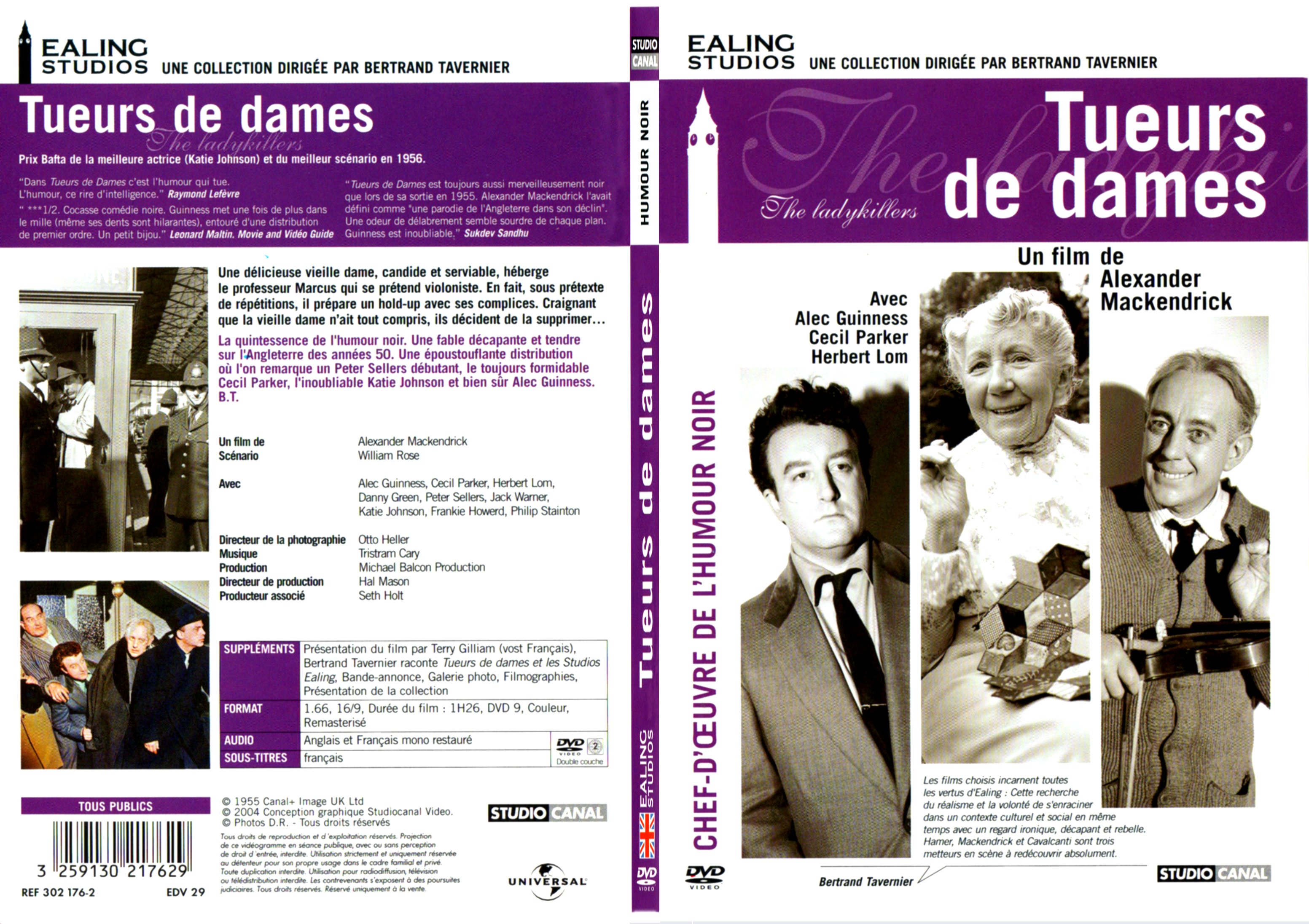 Jaquette DVD Tueurs de dames - SLIM