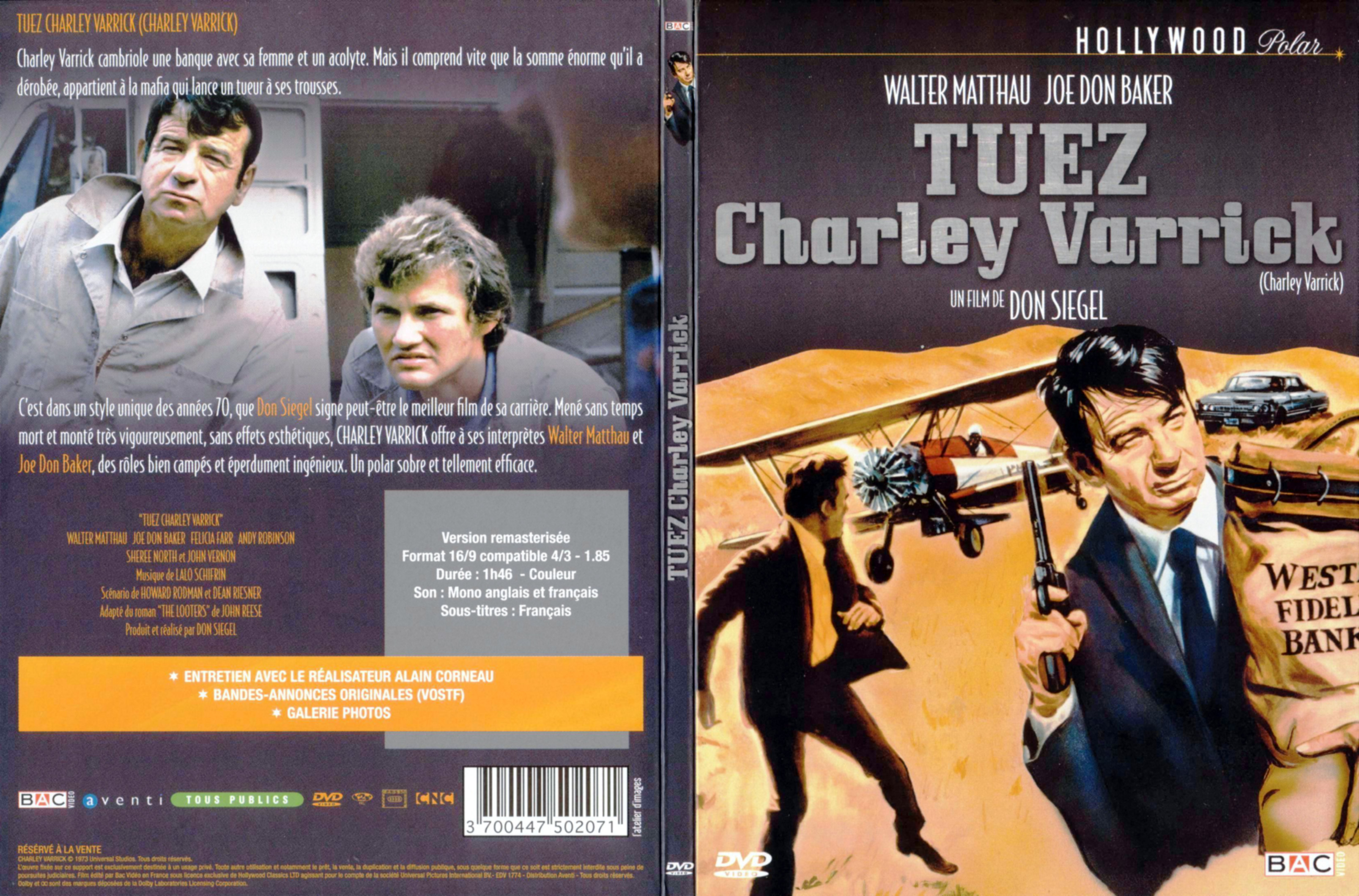 Jaquette DVD Tuez Charley Varrick