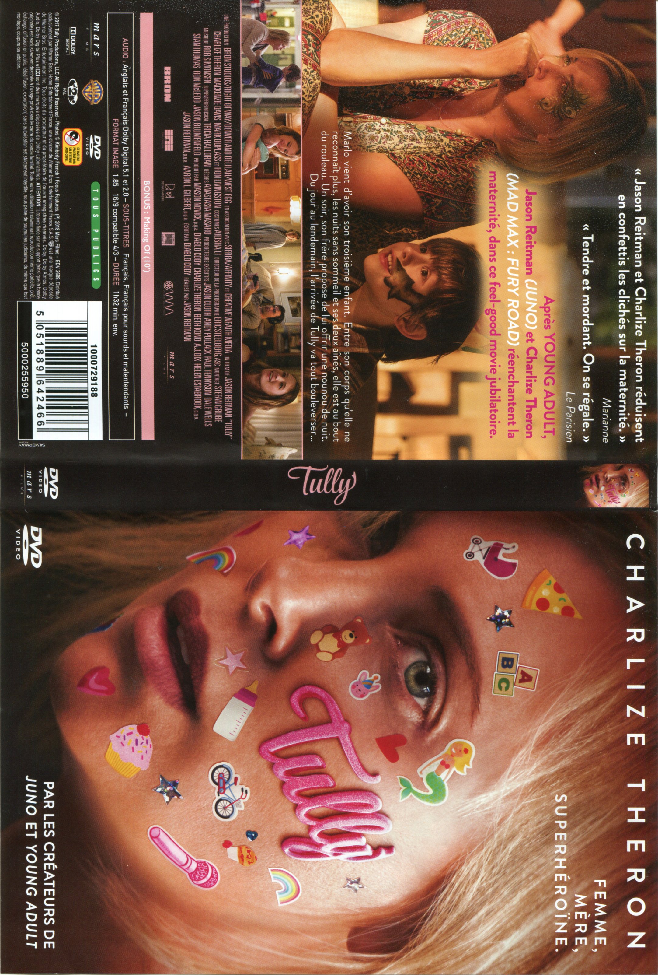 Jaquette DVD de Tully Cinéma Passion