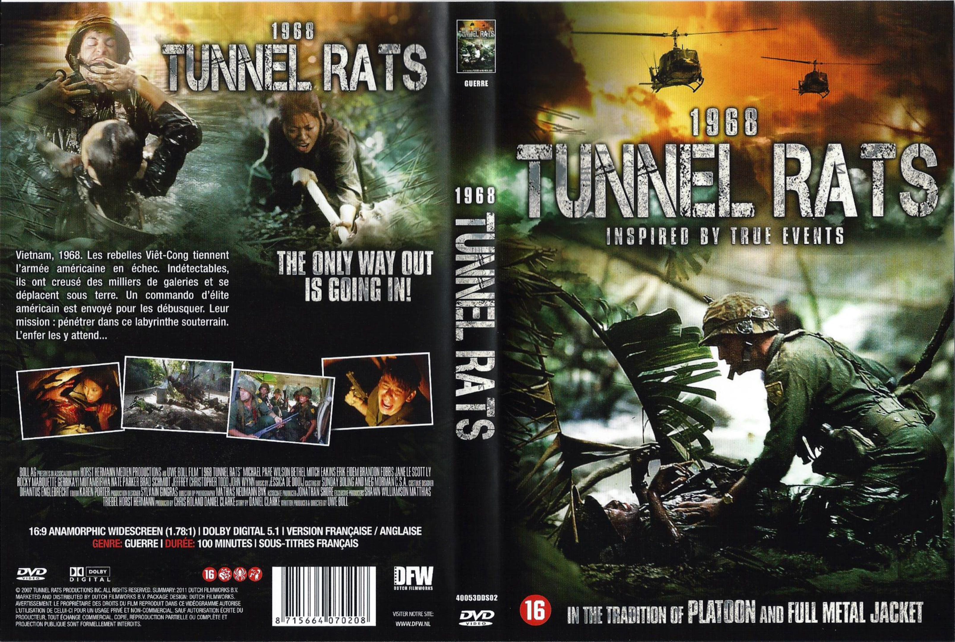 Jaquette DVD Tunnel Rats