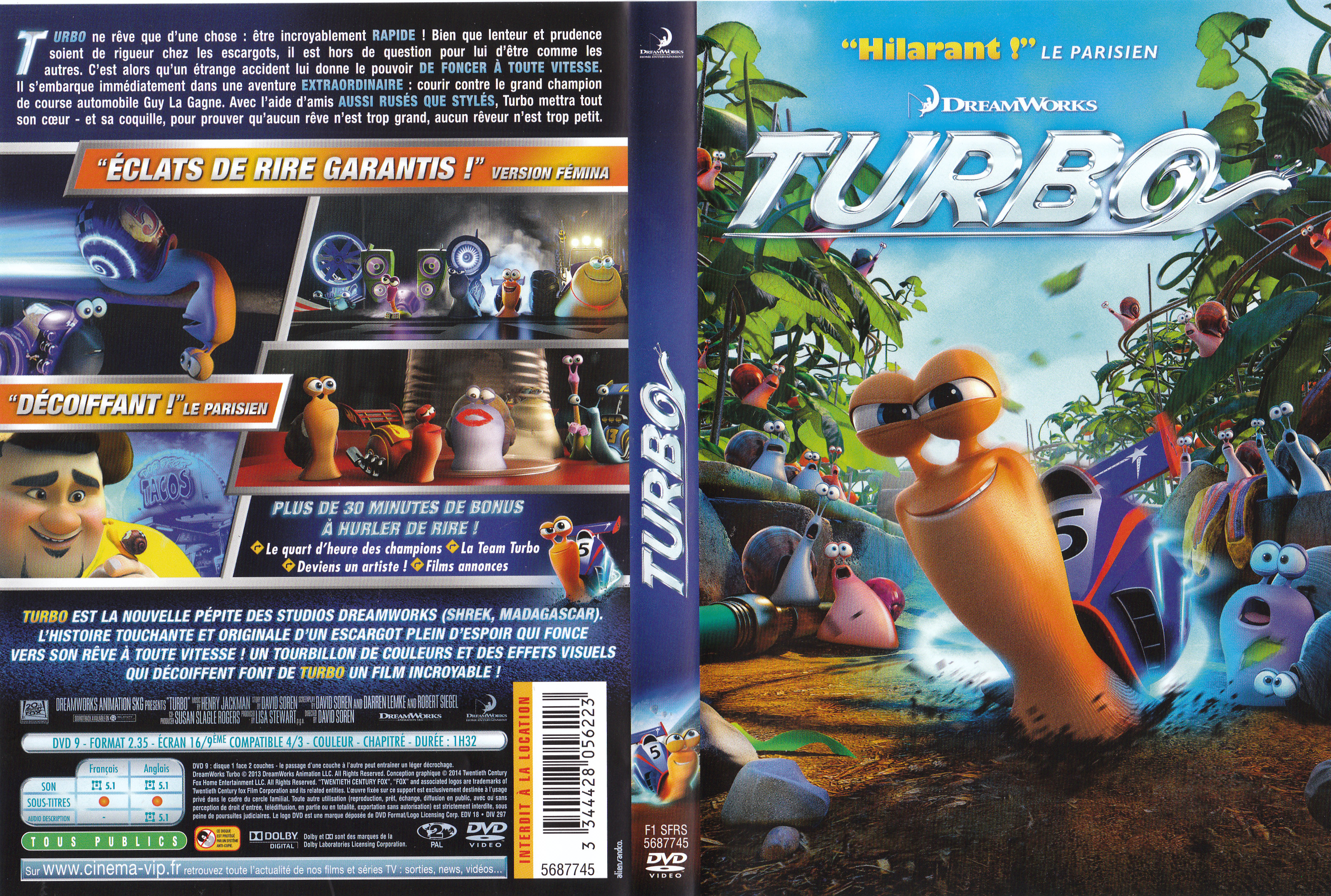 Jaquette DVD Turbo