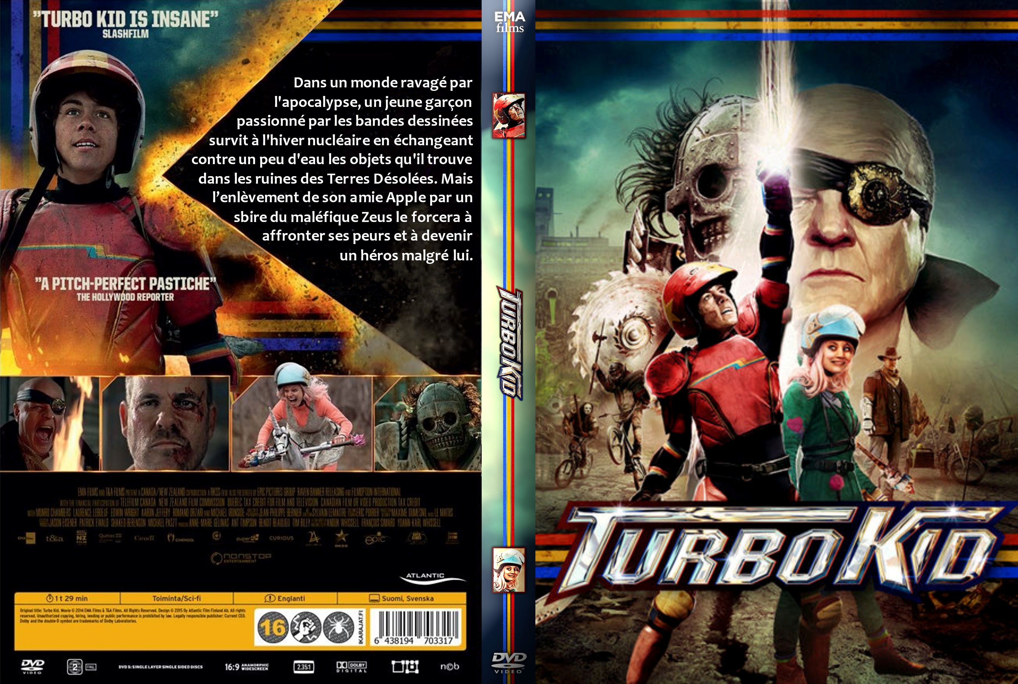 Jaquette DVD Turbo Kid custom