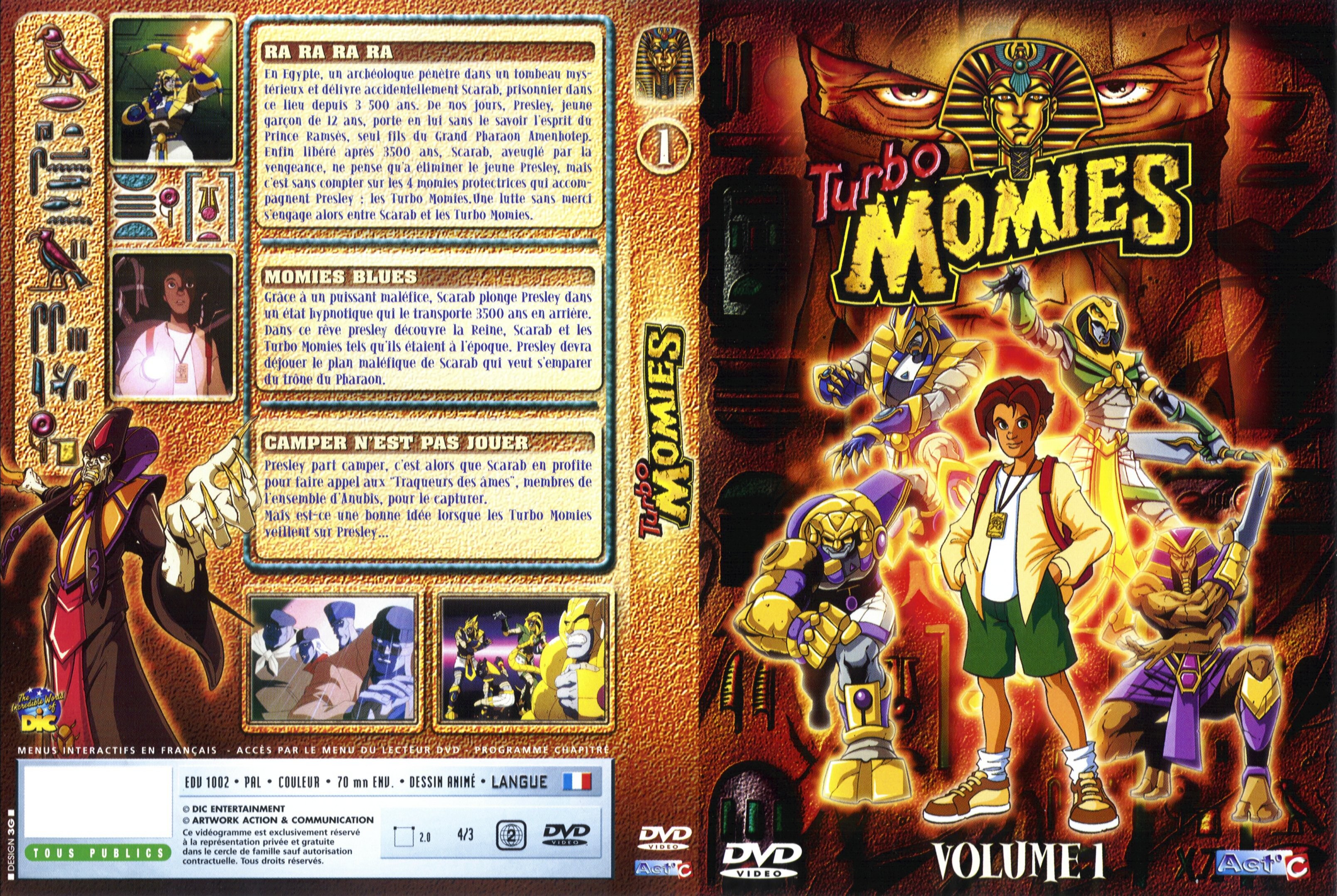 Jaquette DVD Turbo Momies vol 1